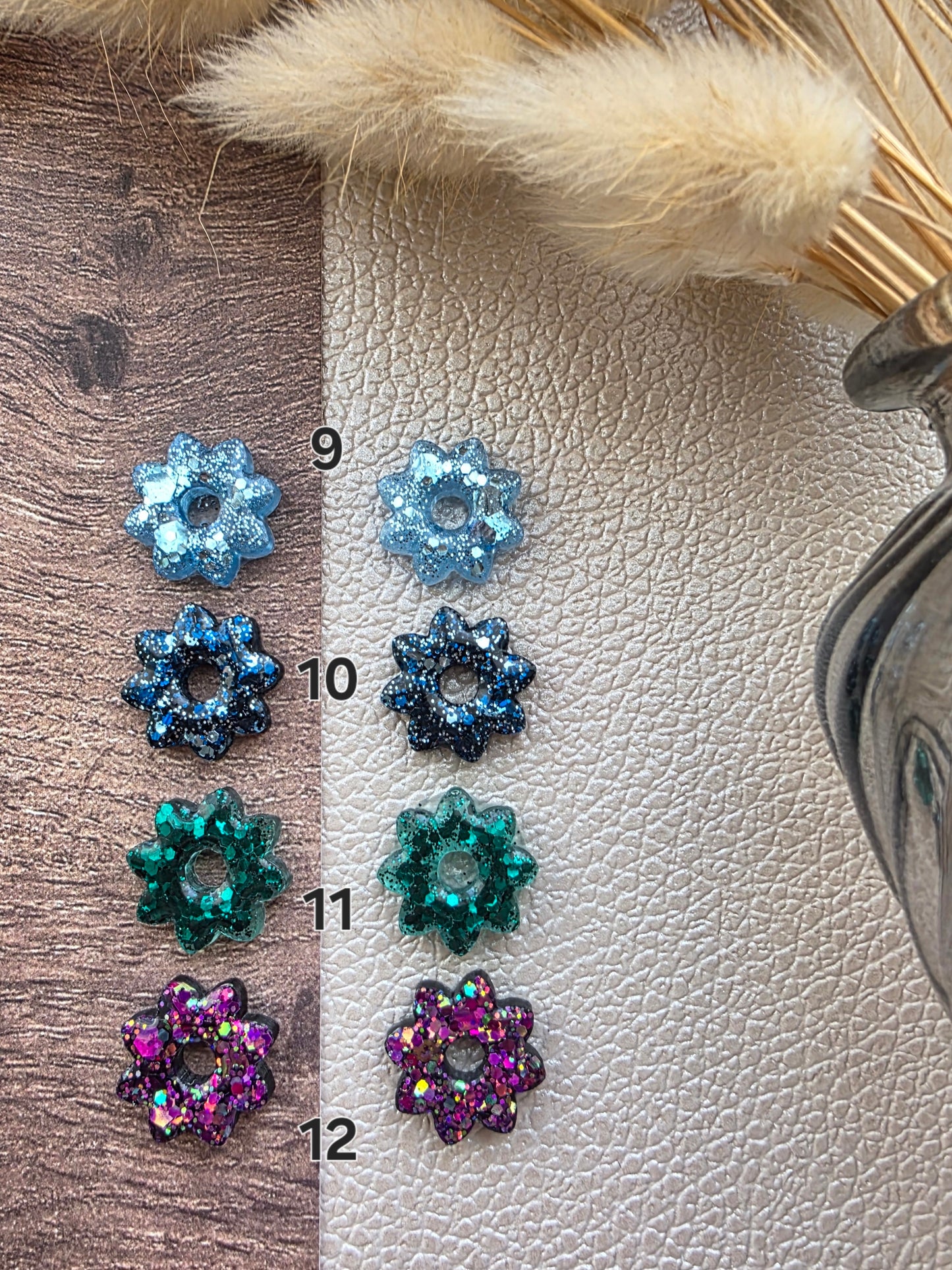 Les soleils - Pampilles pour créoles interchangeables