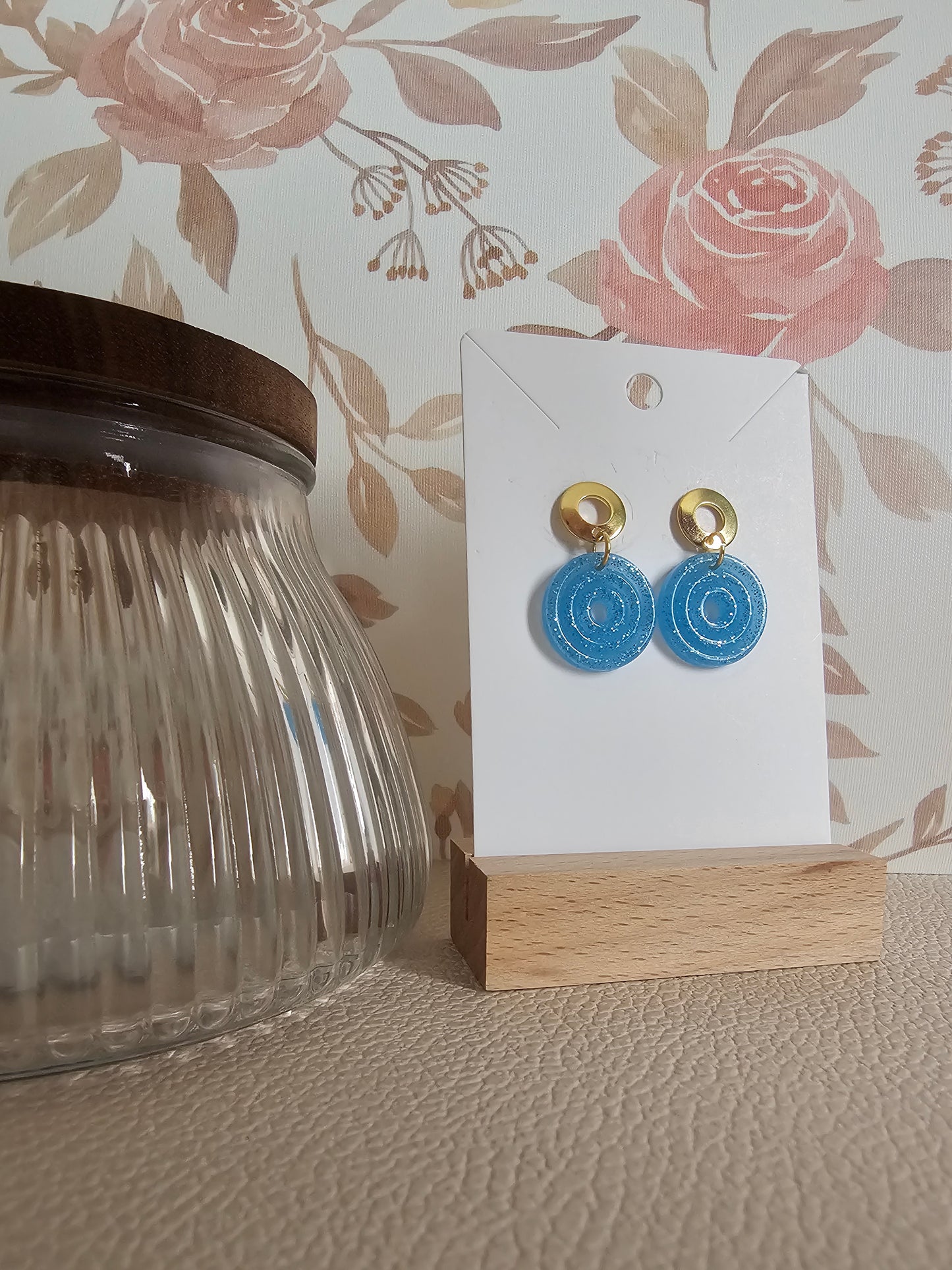 Boucles d'oreilles rondes