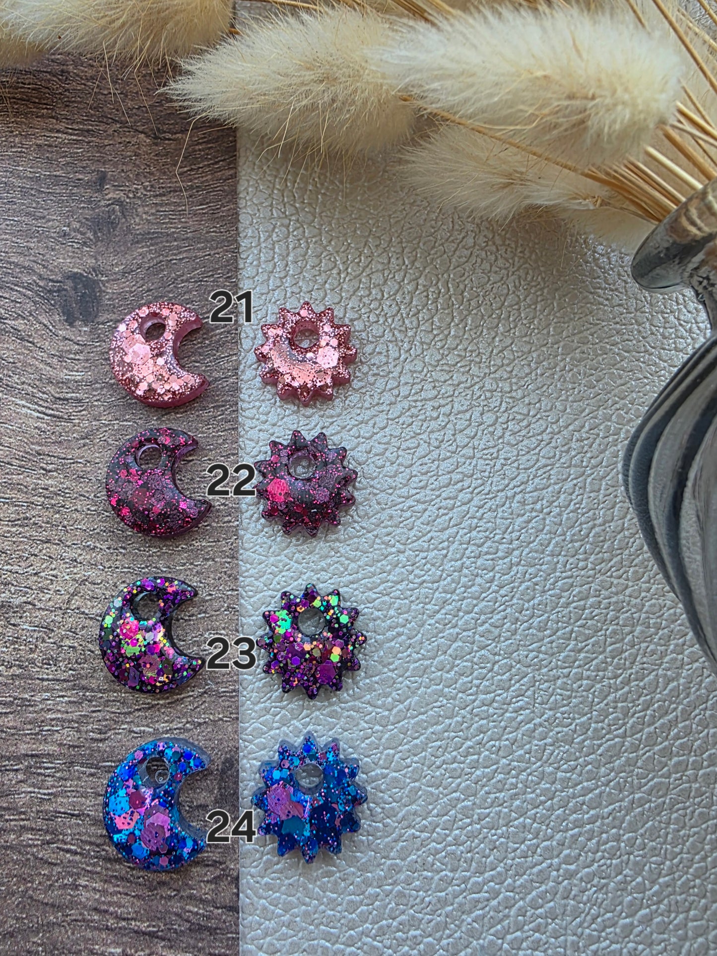 Les Soleils & Lunes - Pampilles pour créoles interchangeables