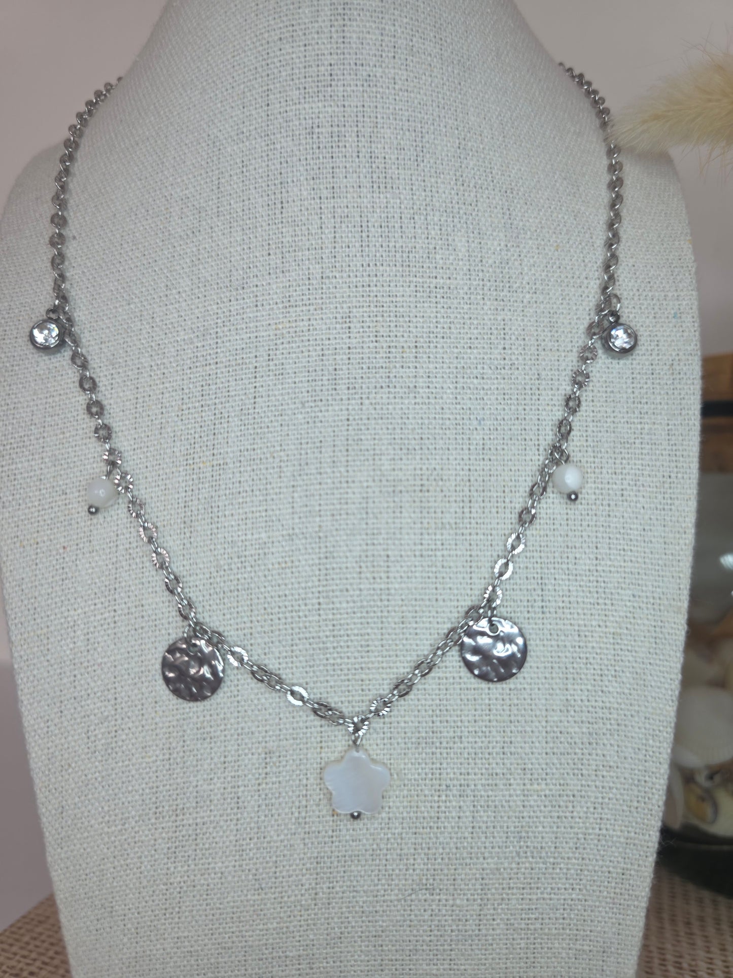 Collier Isalia argenté