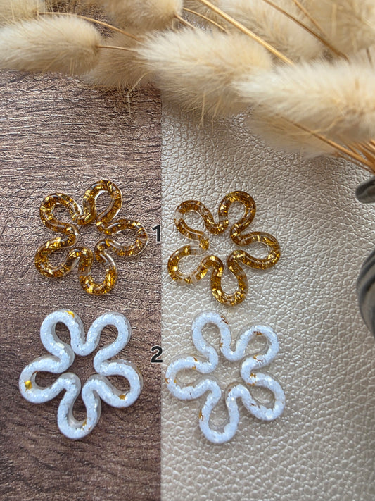 Les fleurs - Pampilles pour Grandes créoles interchangeables