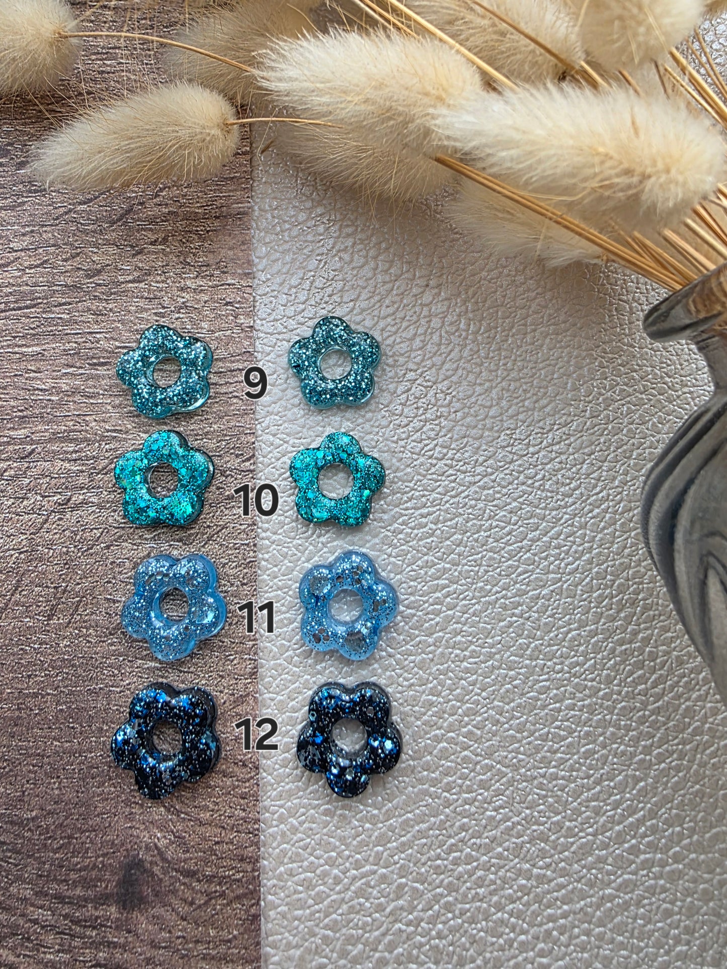 Les petites fleurs - Pampilles pour créoles interchangeables