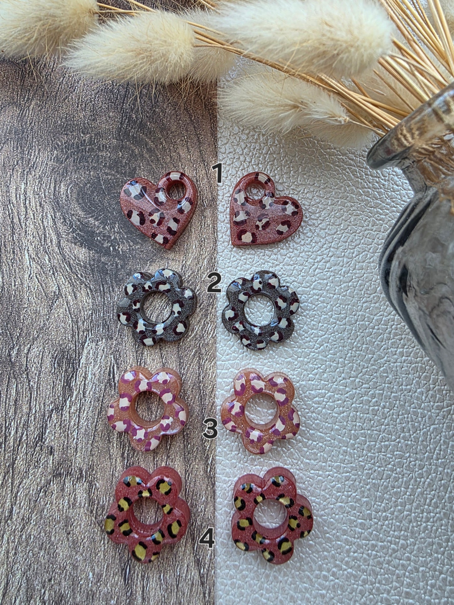 Les Léopards - Pampilles pour créoles interchangeables