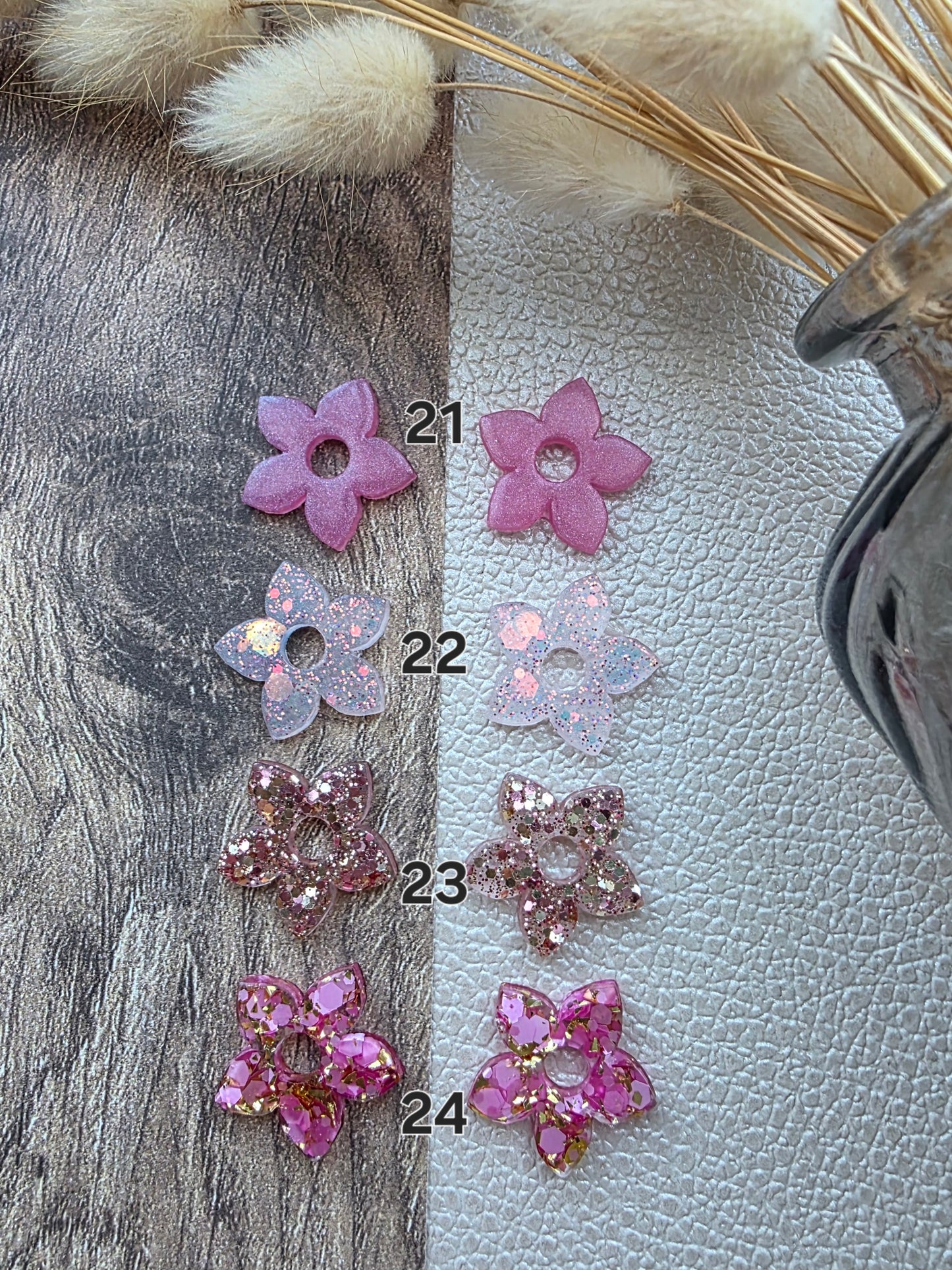 Les Fleurs de tiaré - Pampilles pour créoles interchangeables