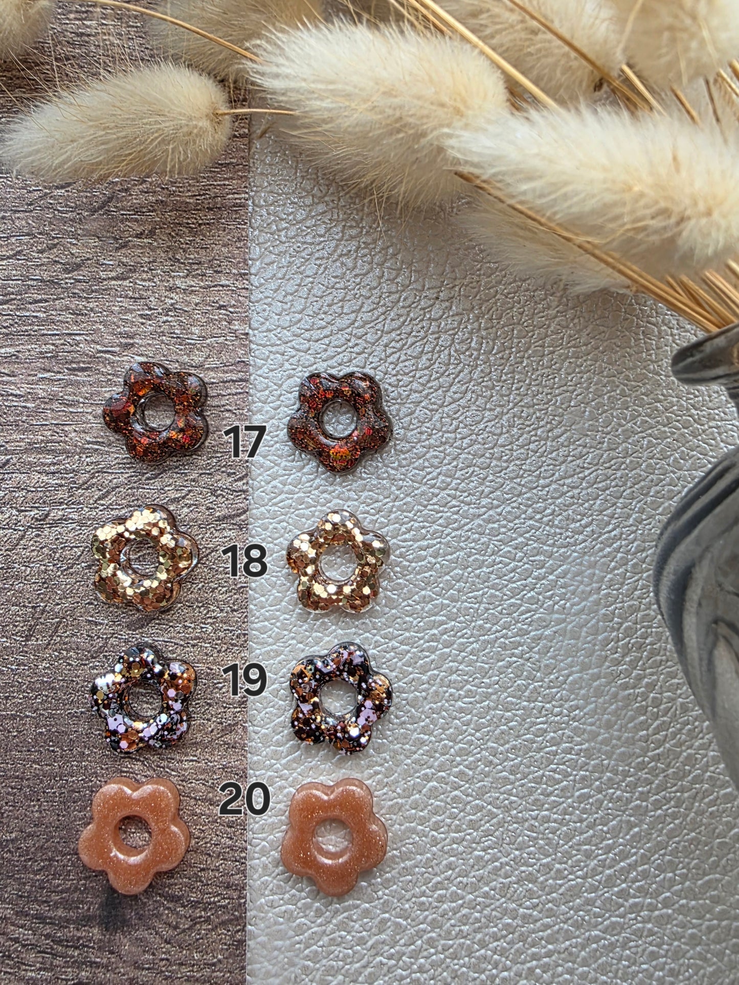 Les petites fleurs - Pampilles pour créoles interchangeables