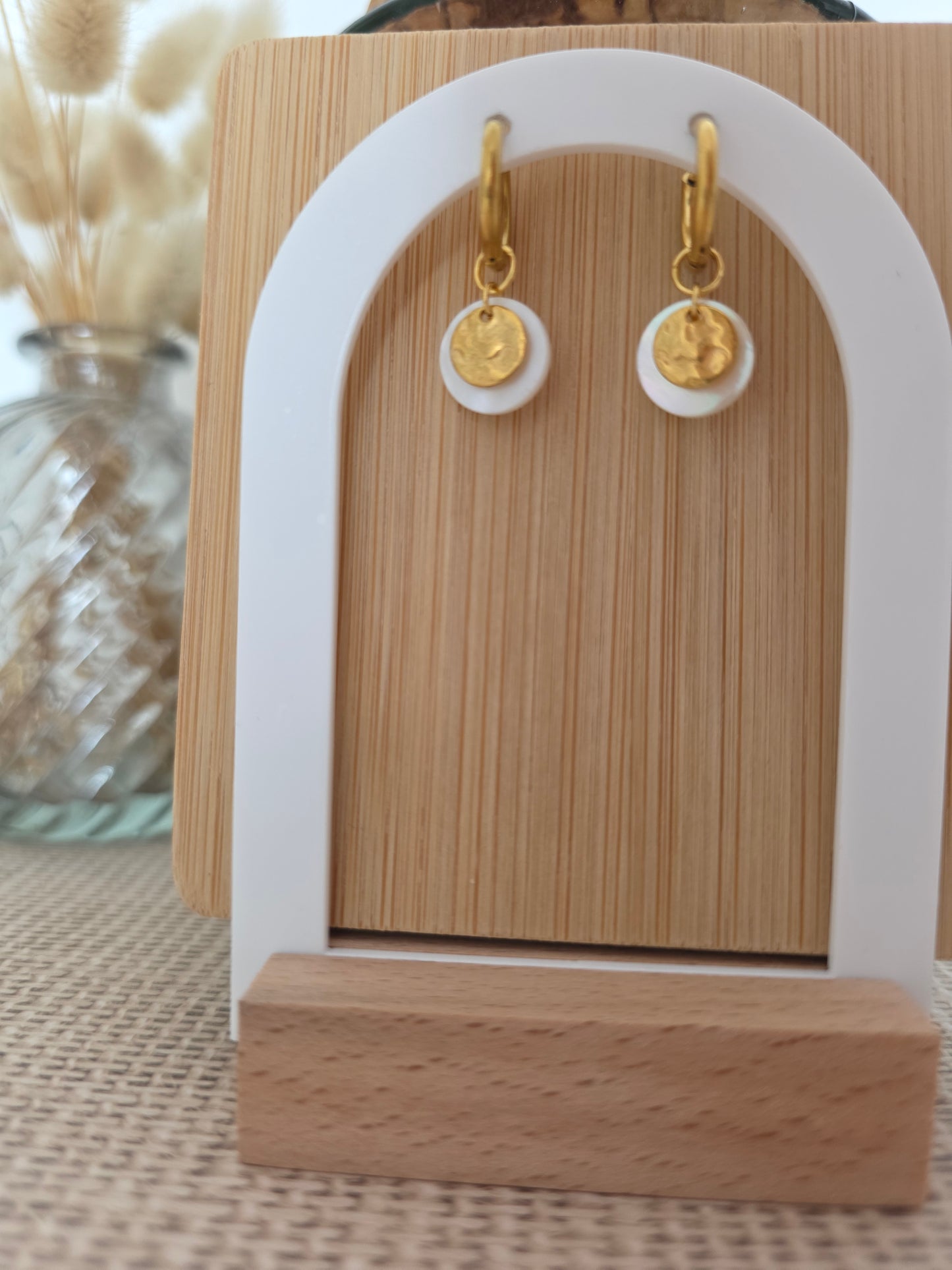 Boucles d'oreilles Isalia dorées