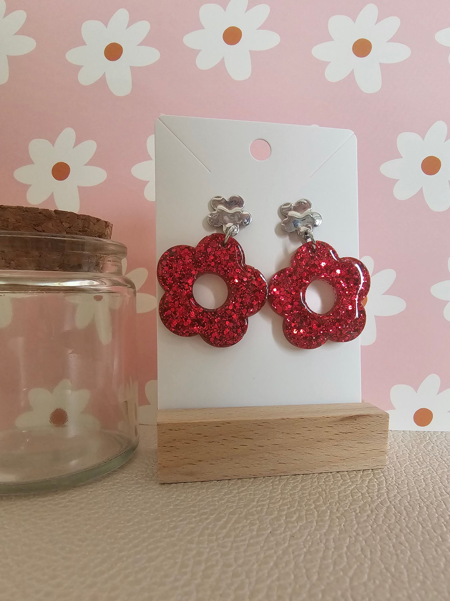 Les Boucles d'oreilles fleurs