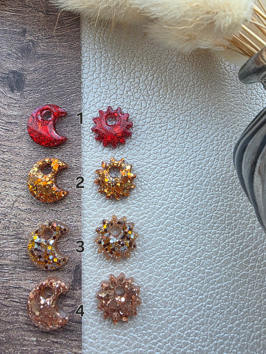 Les Soleils & Lunes - Pampilles pour créoles interchangeables