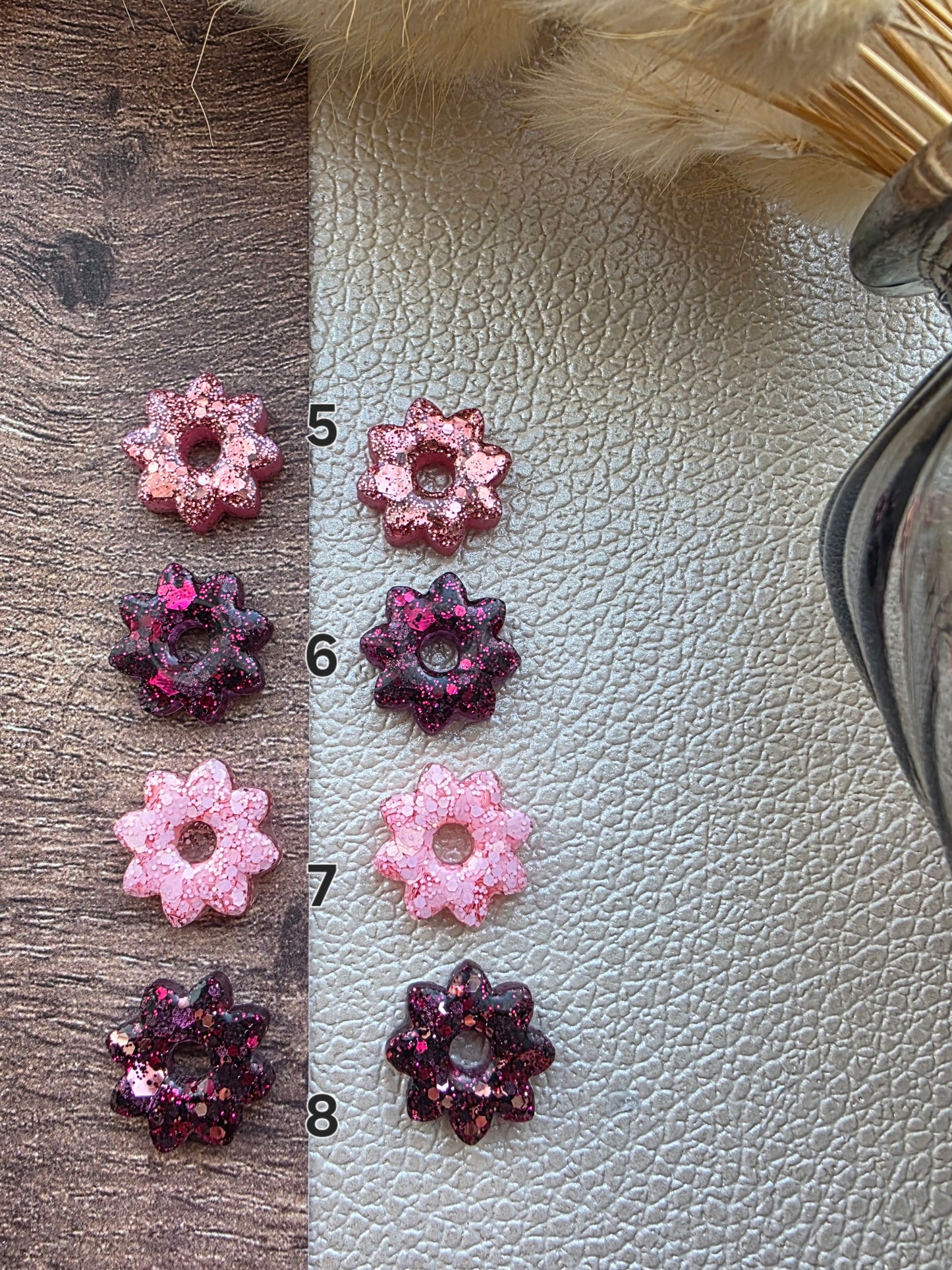 Les soleils - Pampilles pour créoles interchangeables