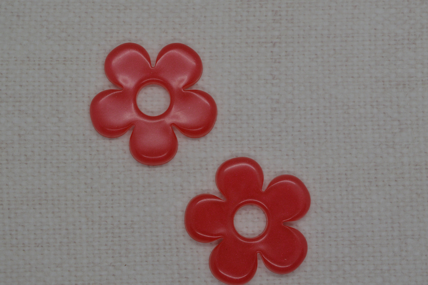 Grandes fleurs unies - Pampilles pour grandes créoles interchangeables