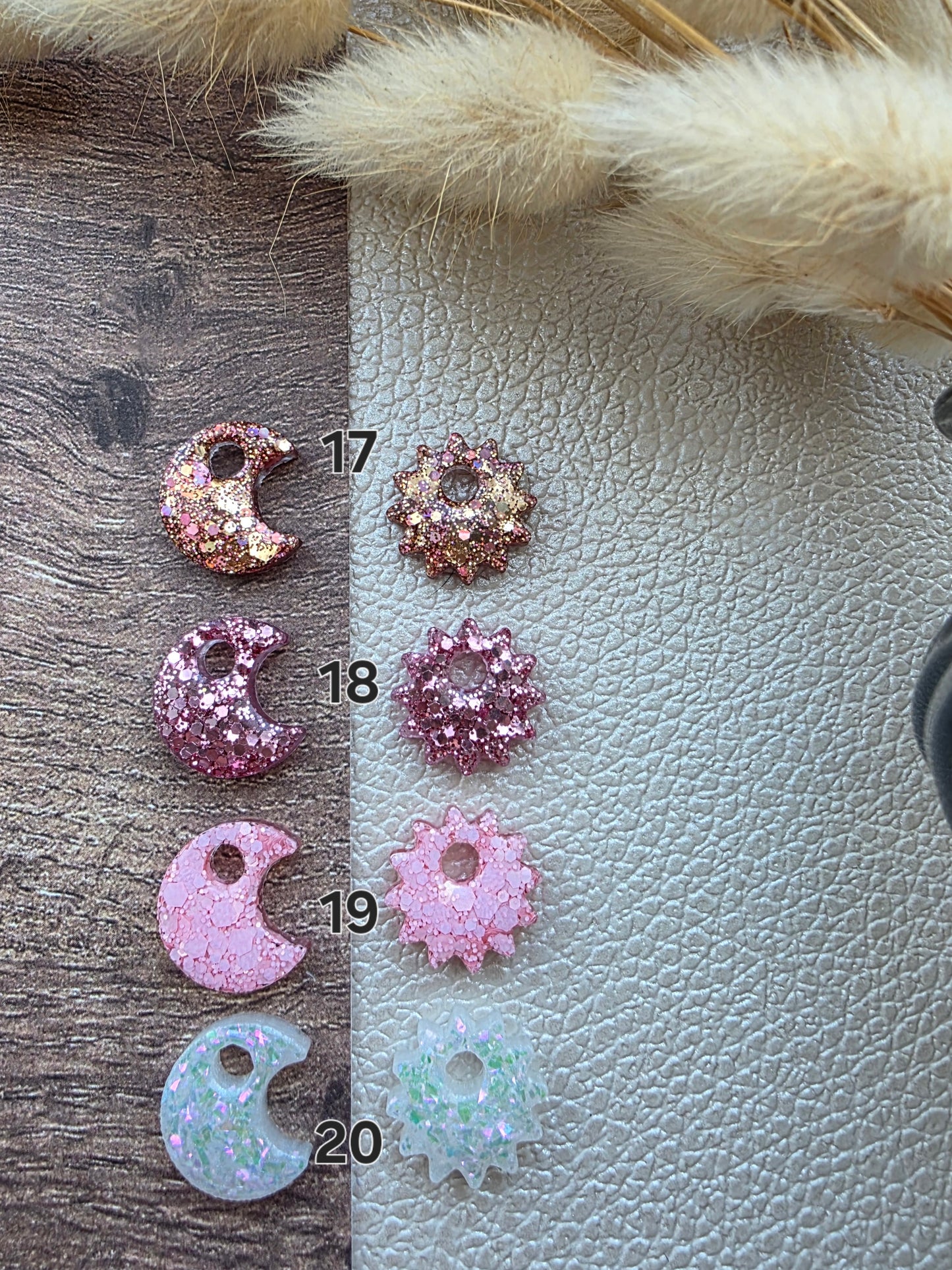 Les Soleils & Lunes - Pampilles pour créoles interchangeables