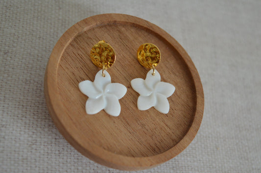 Boucles d'oreilles Floralia dorées