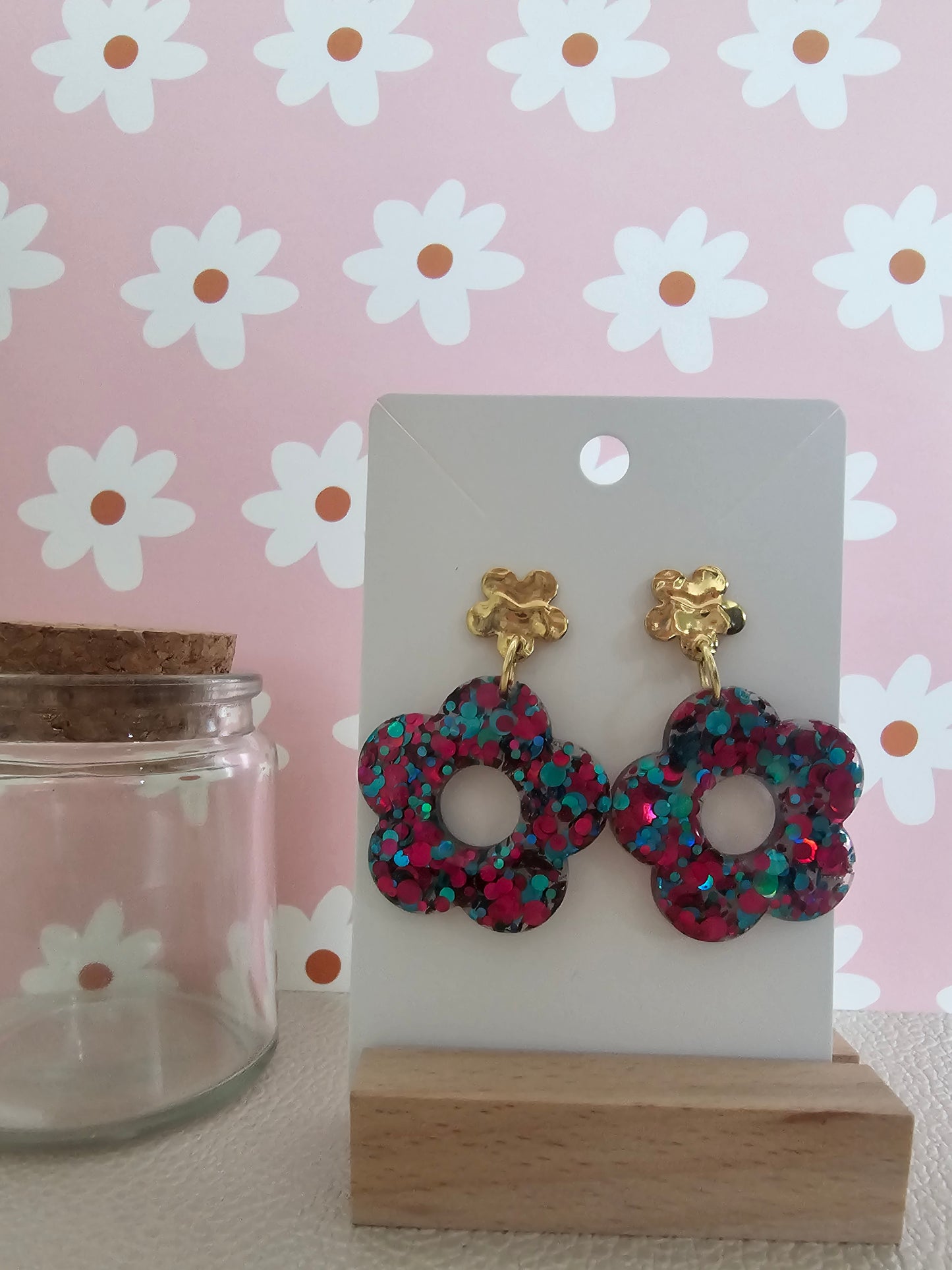 Les Boucles d'oreilles fleurs