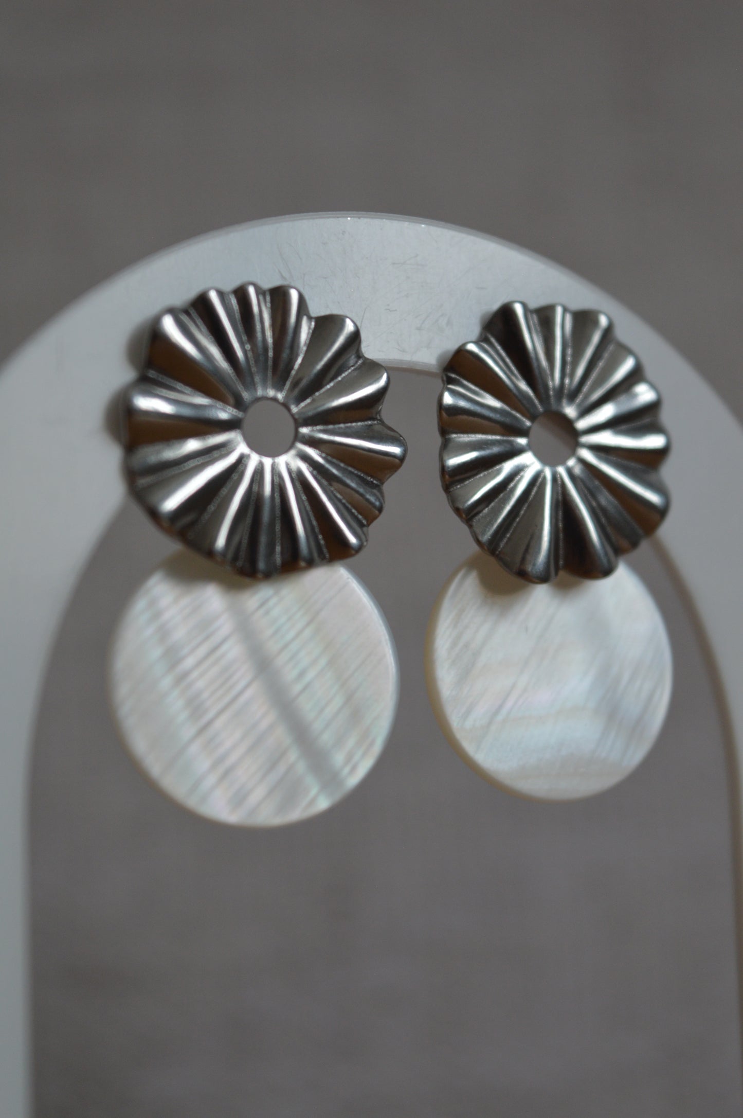Boucles d'oreilles Soléa argentées