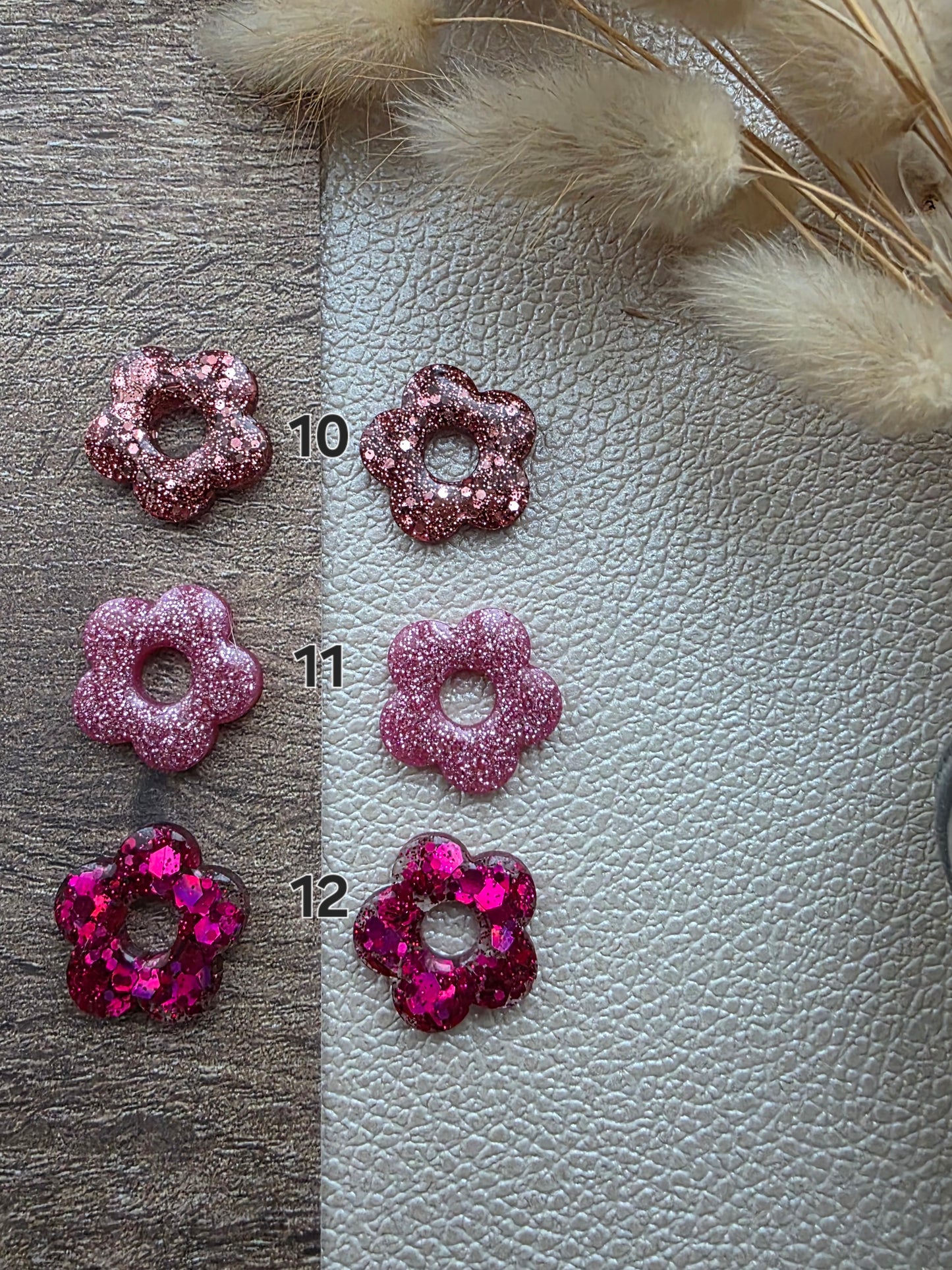 Les fleurs 5 pétales - Pampilles pour créoles interchangeables