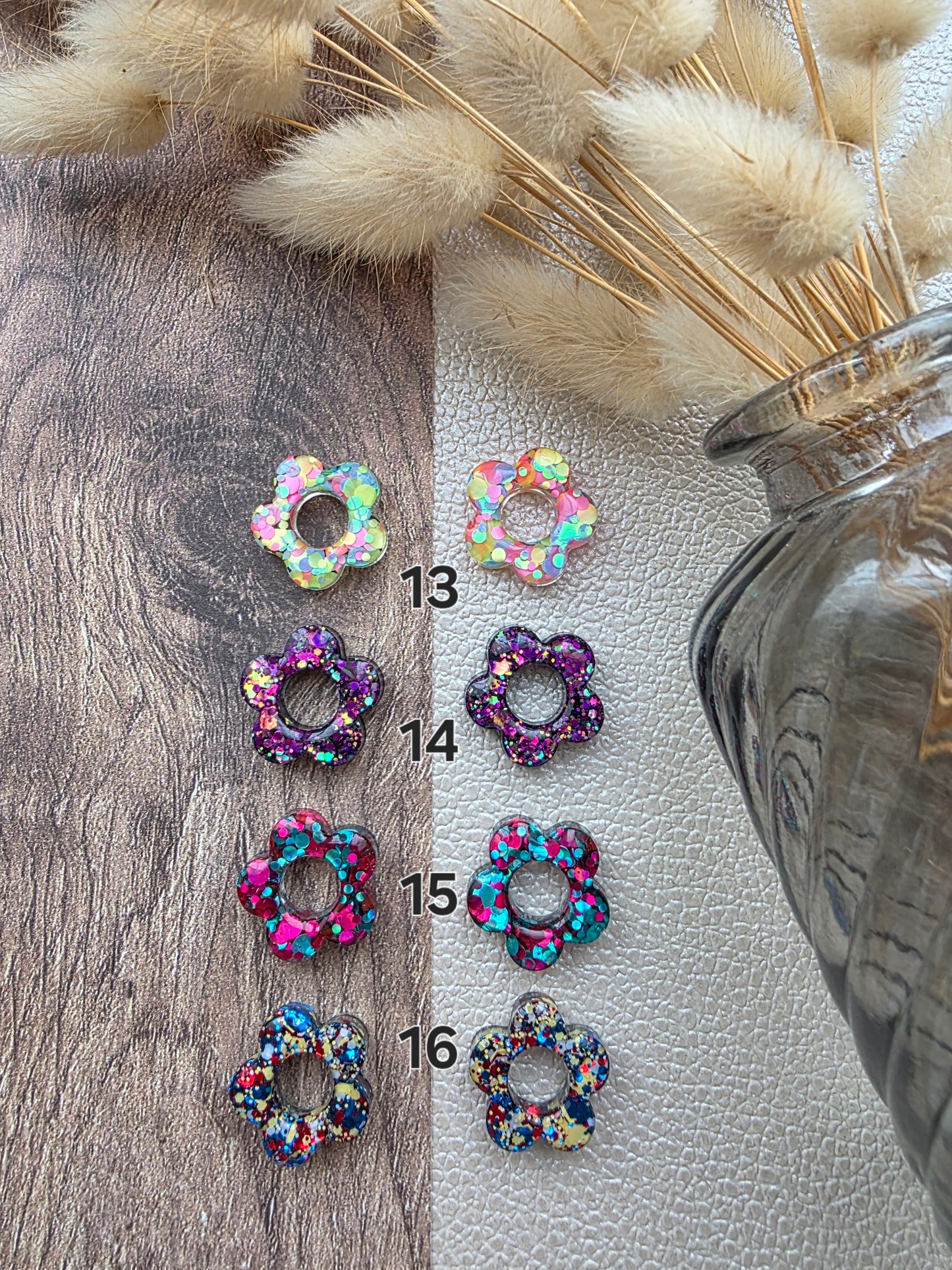 Les Fleurs - Pampilles pour créoles interchangeables