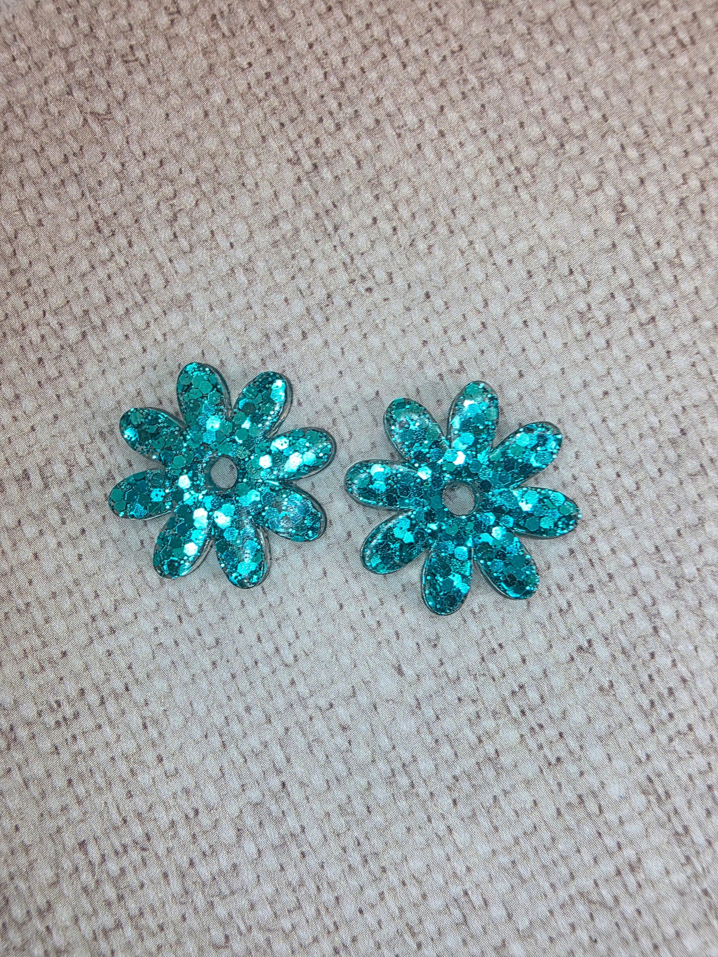 Marguerites à paillettes - Pour grandes créoles