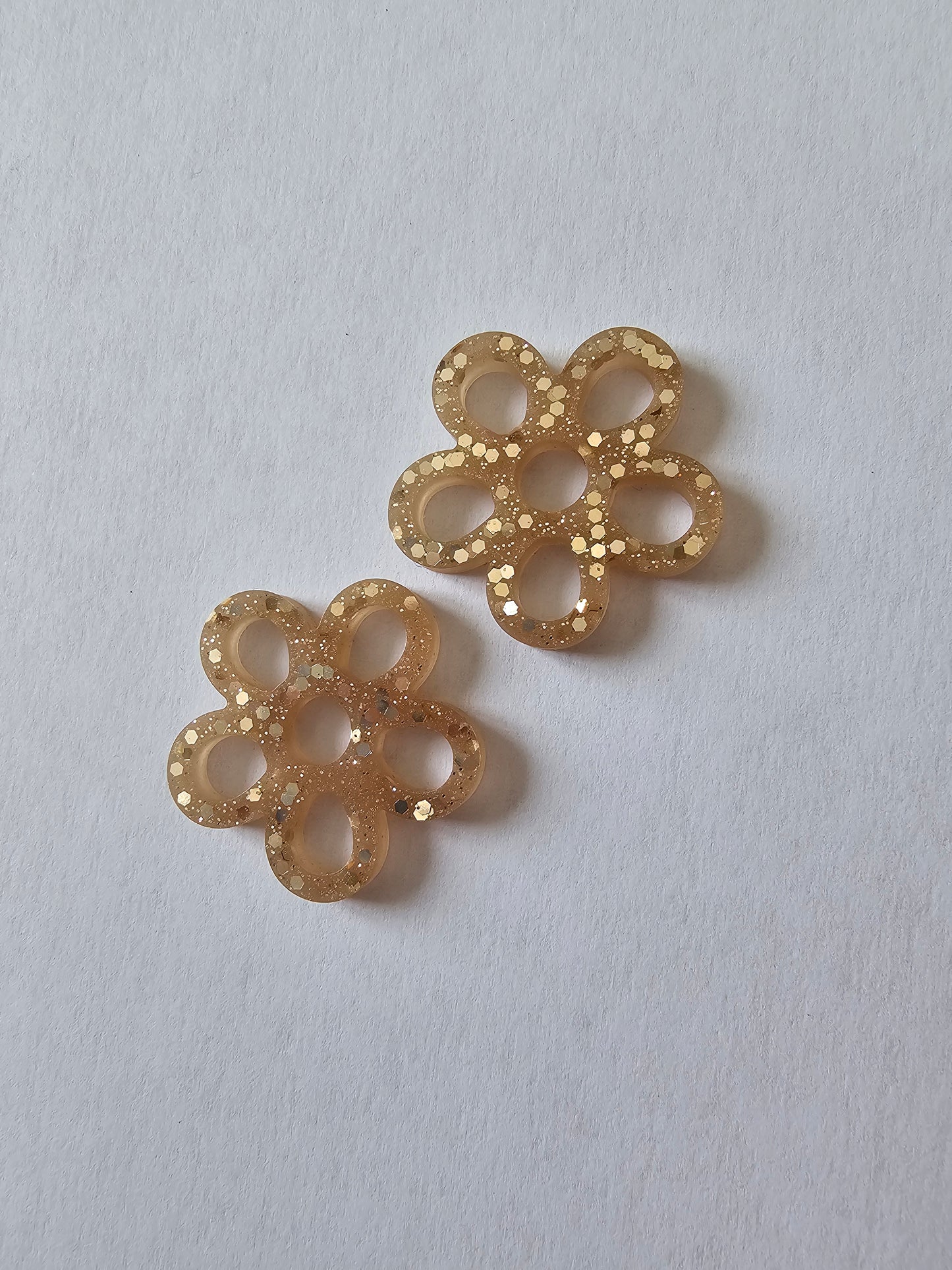 Fleurs - Pampilles pour petites ou grandes créoles interchangeables