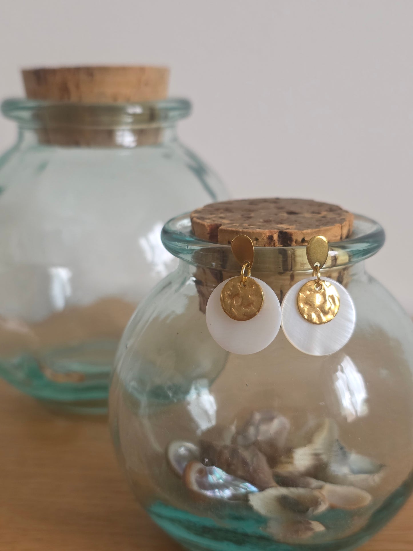 Boucles d'oreilles Lunara dorées