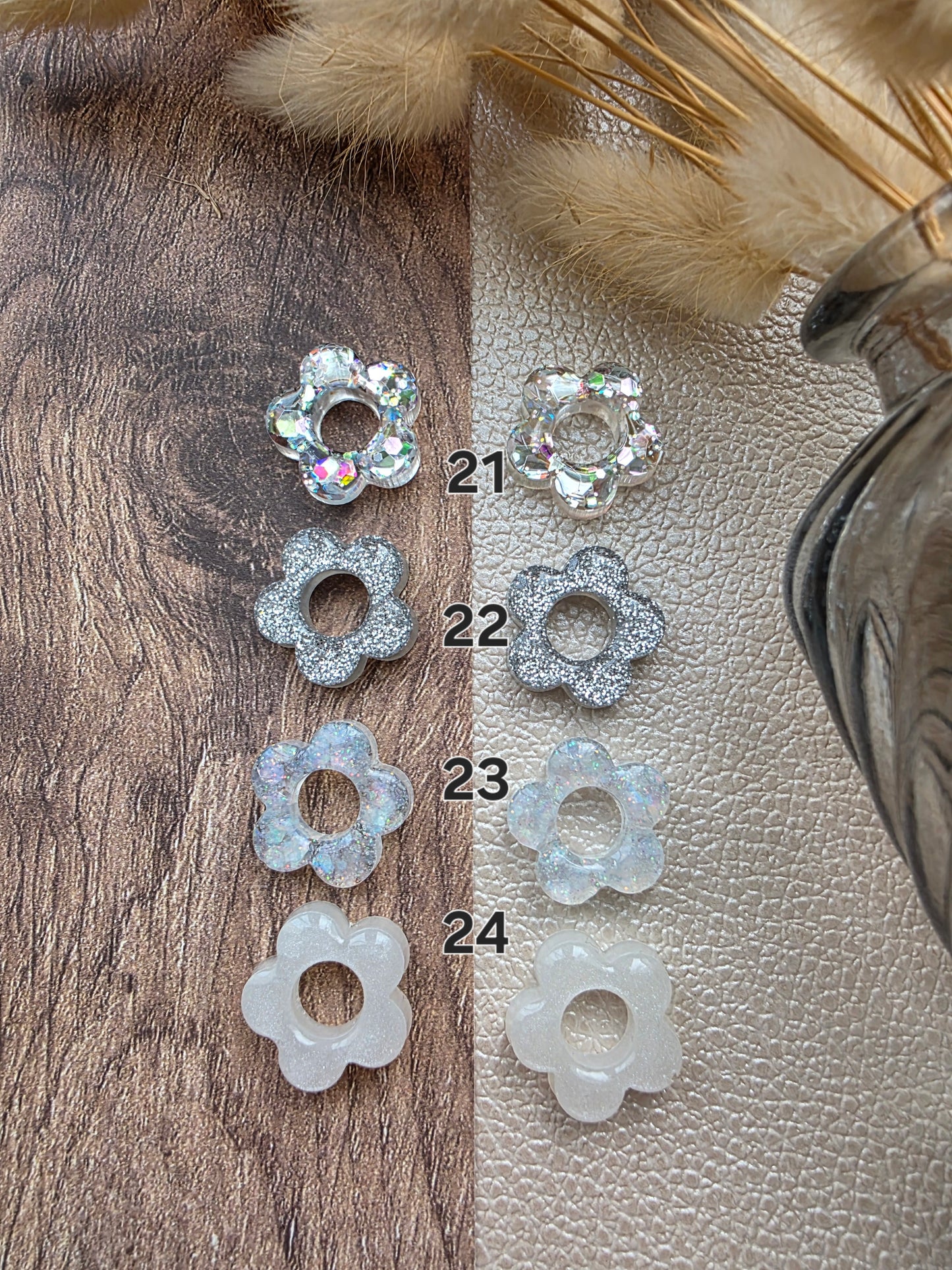 Les Fleurs - Pampilles pour créoles interchangeables