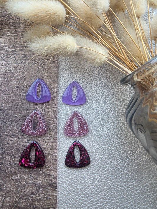 Les triangles - Pampilles pour créoles interchangeables