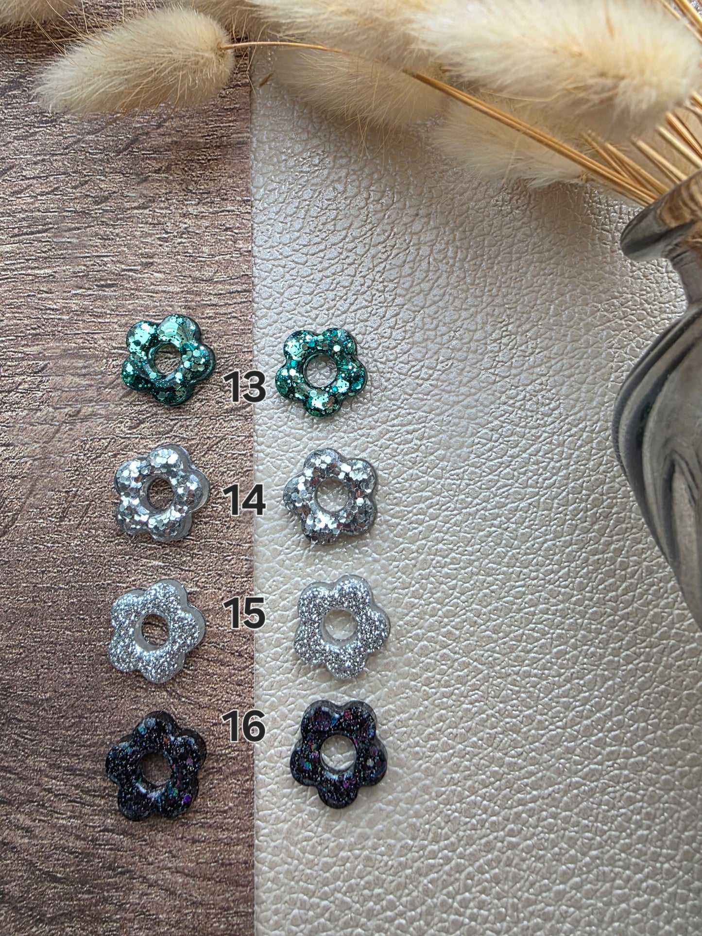 Les petites fleurs - Pampilles pour créoles interchangeables