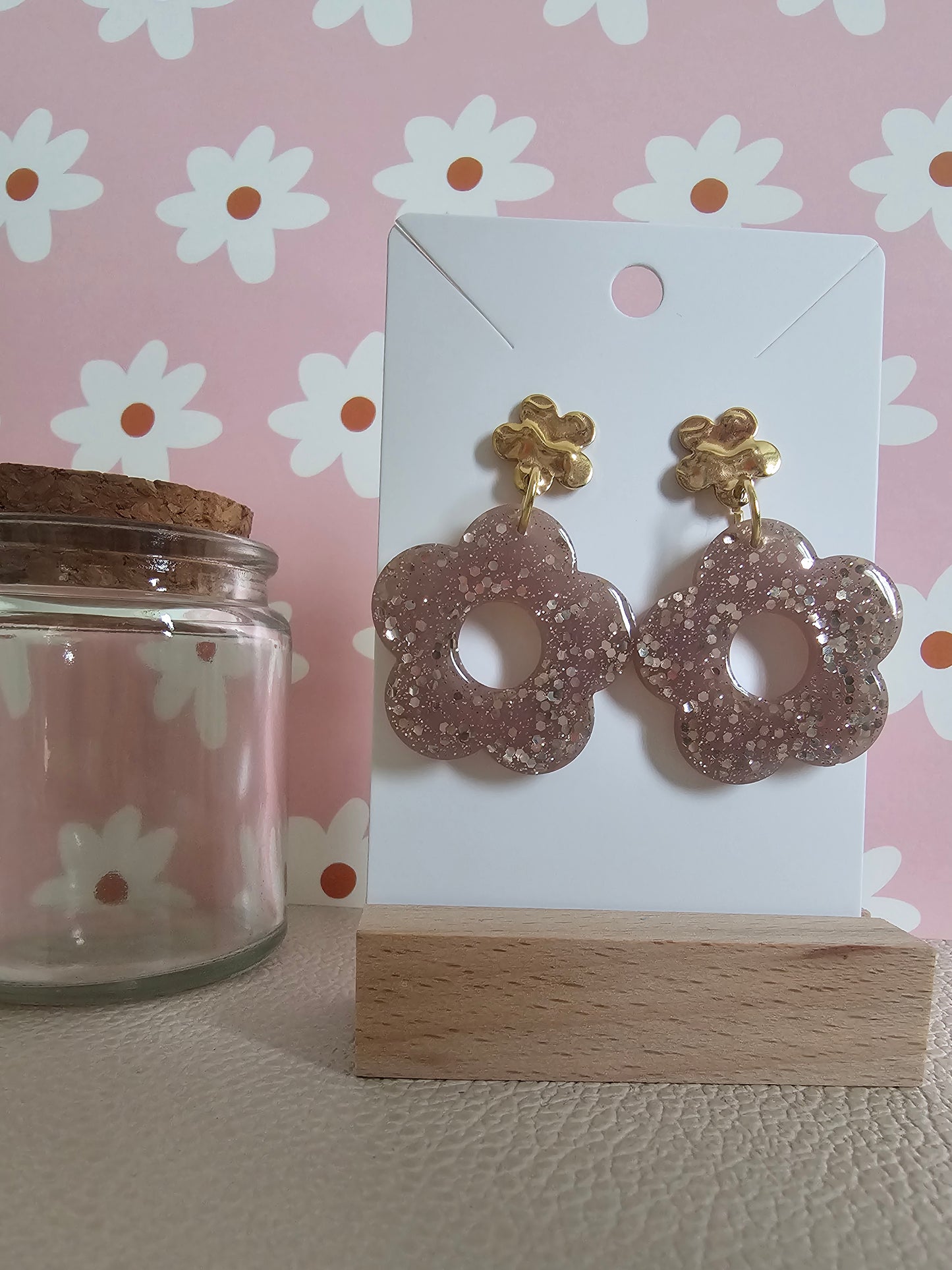 Les Boucles d'oreilles fleurs