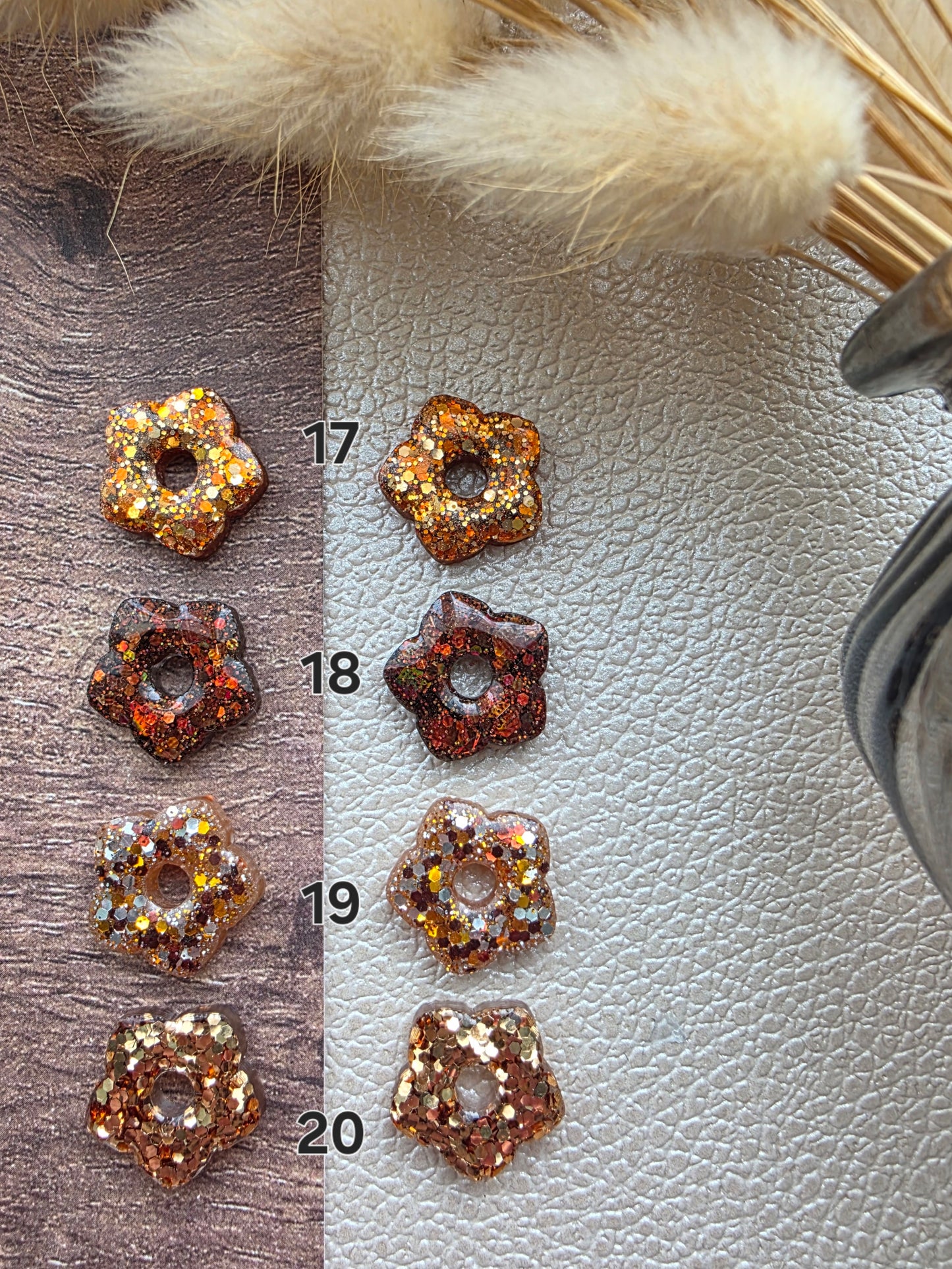 Les Fleurs étoilées - Pampilles pour créoles interchangeables