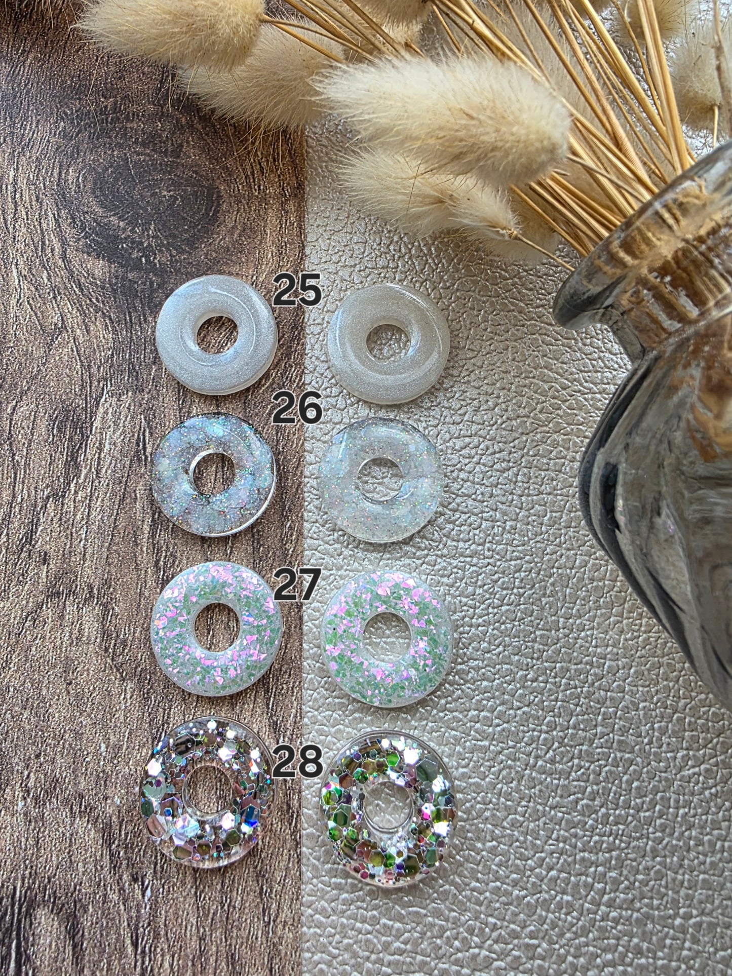 Les ronds - Pampilles pour créoles interchangeables