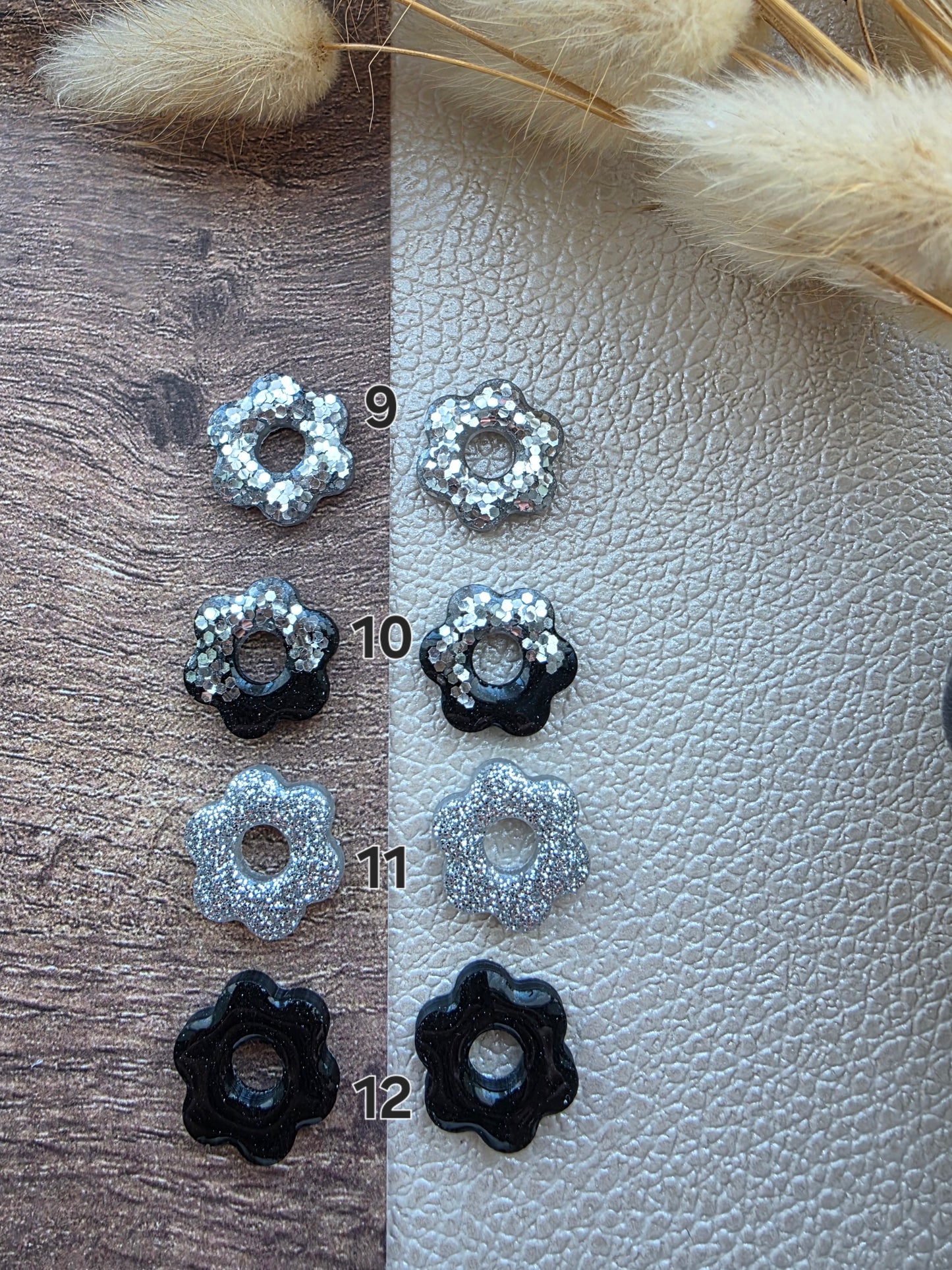 Les Fleurs 6 pétales - Pampilles pour créoles interchangeables