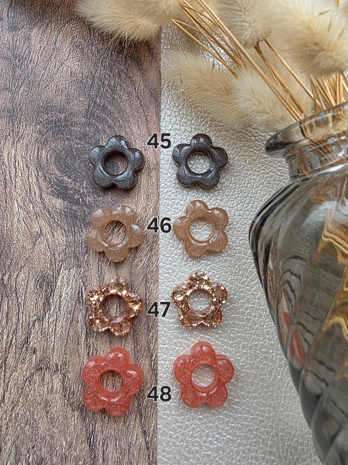 Les Fleurs - Pampilles pour créoles interchangeables