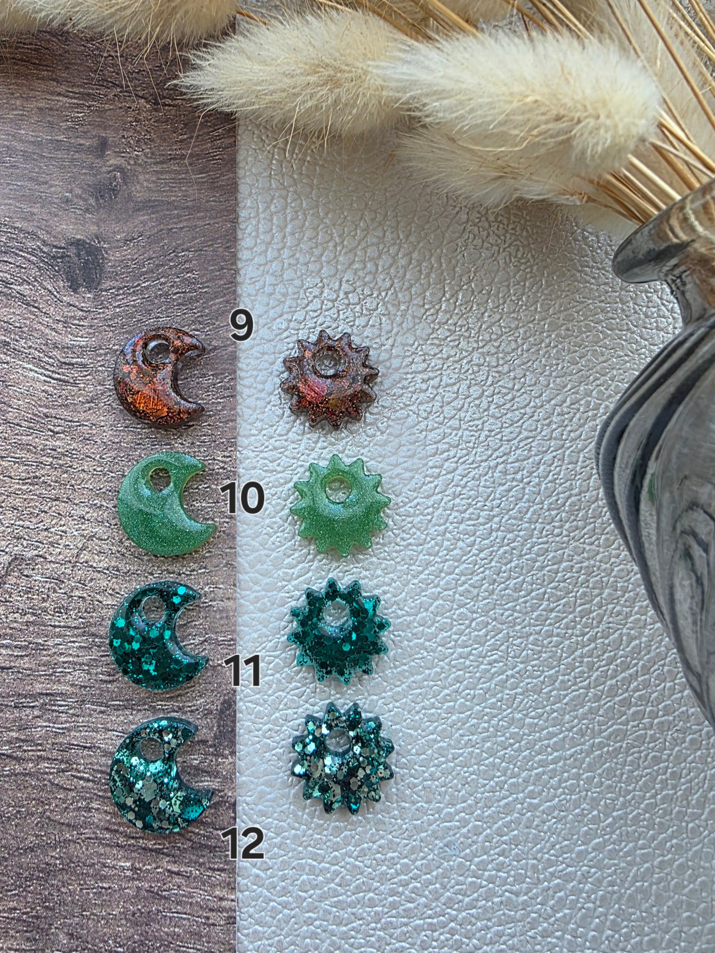 Les Soleils & Lunes - Pampilles pour créoles interchangeables