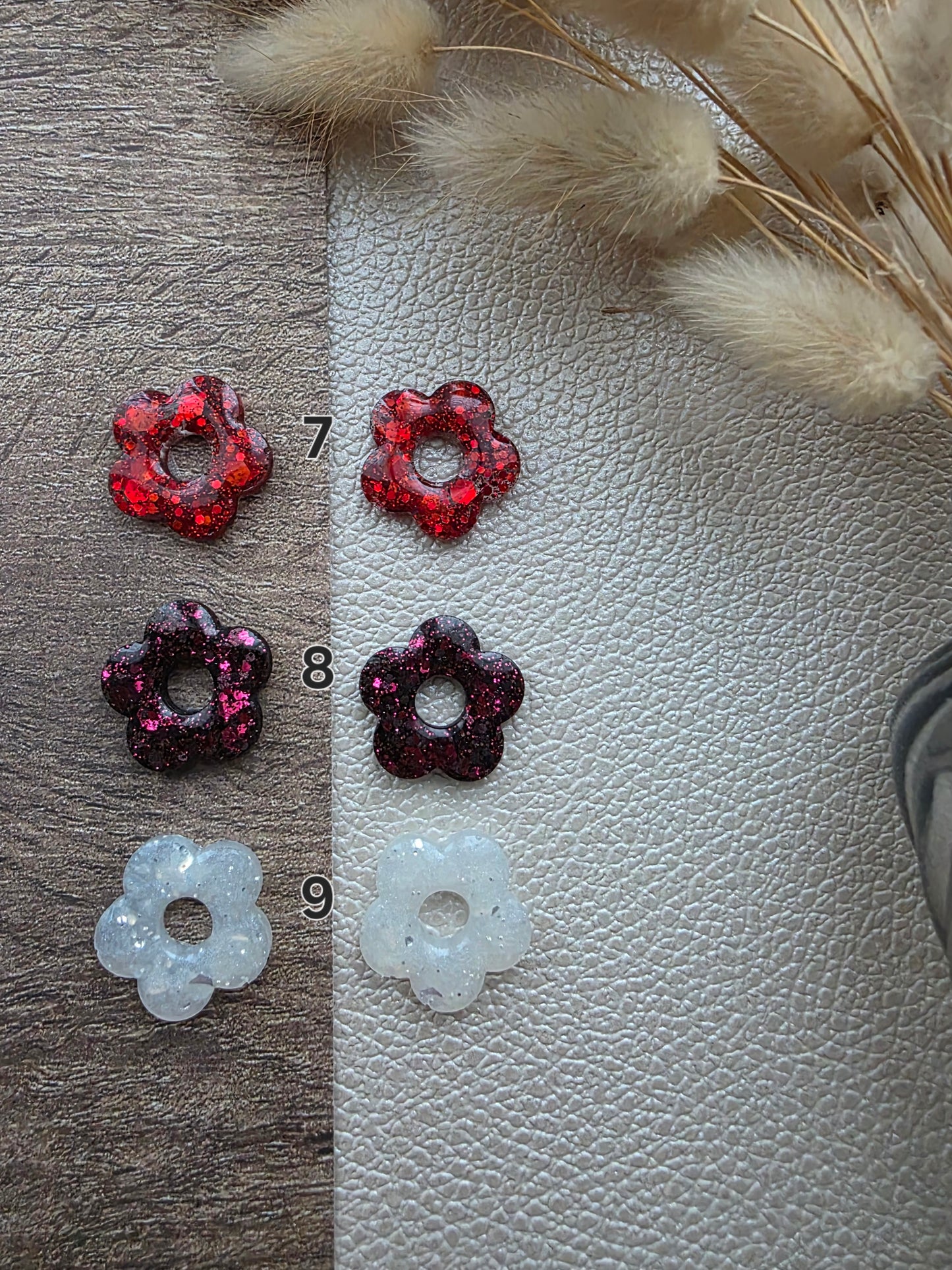 Les fleurs 5 pétales - Pampilles pour créoles interchangeables