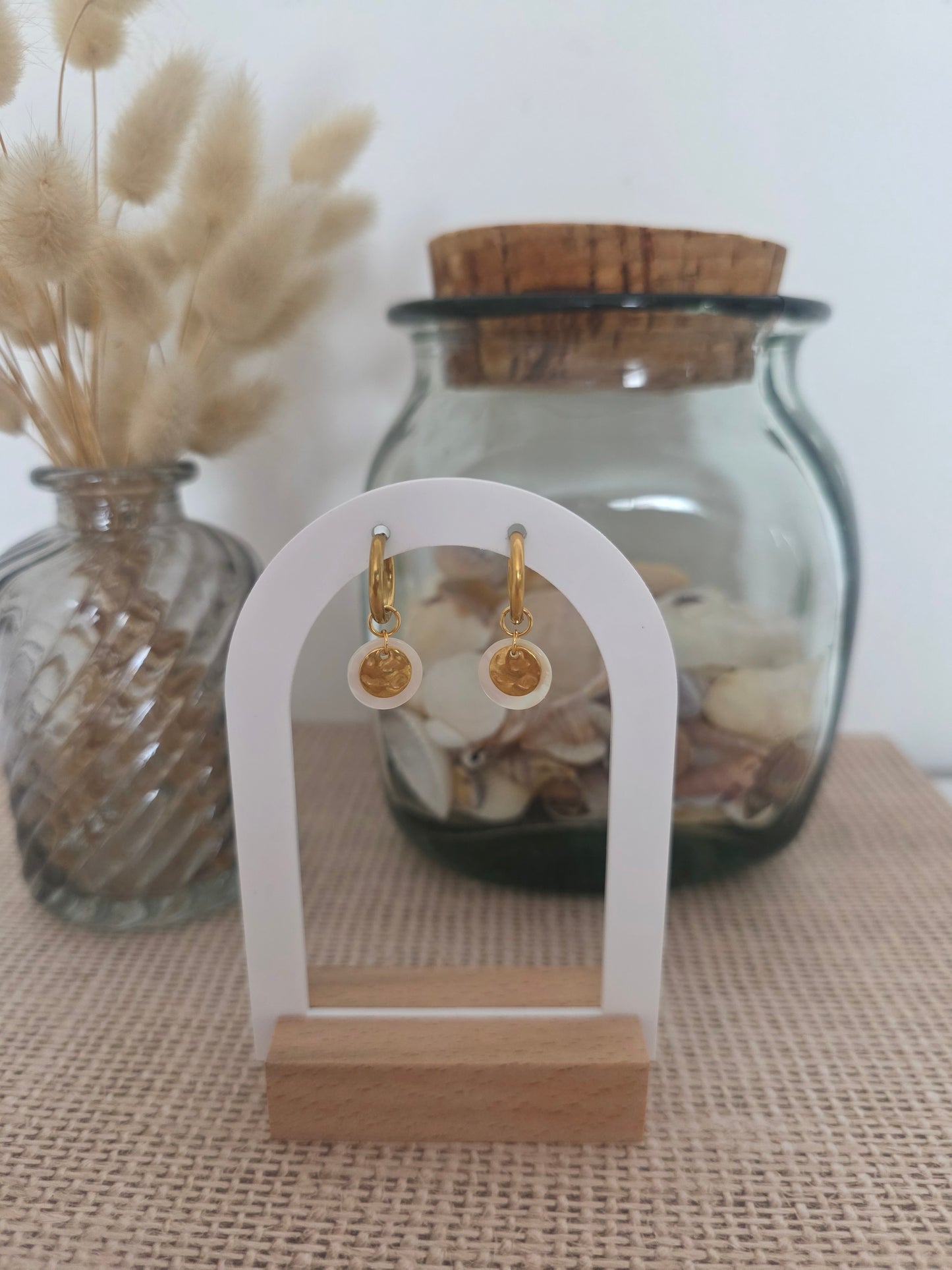 Boucles d'oreilles Isalia dorées