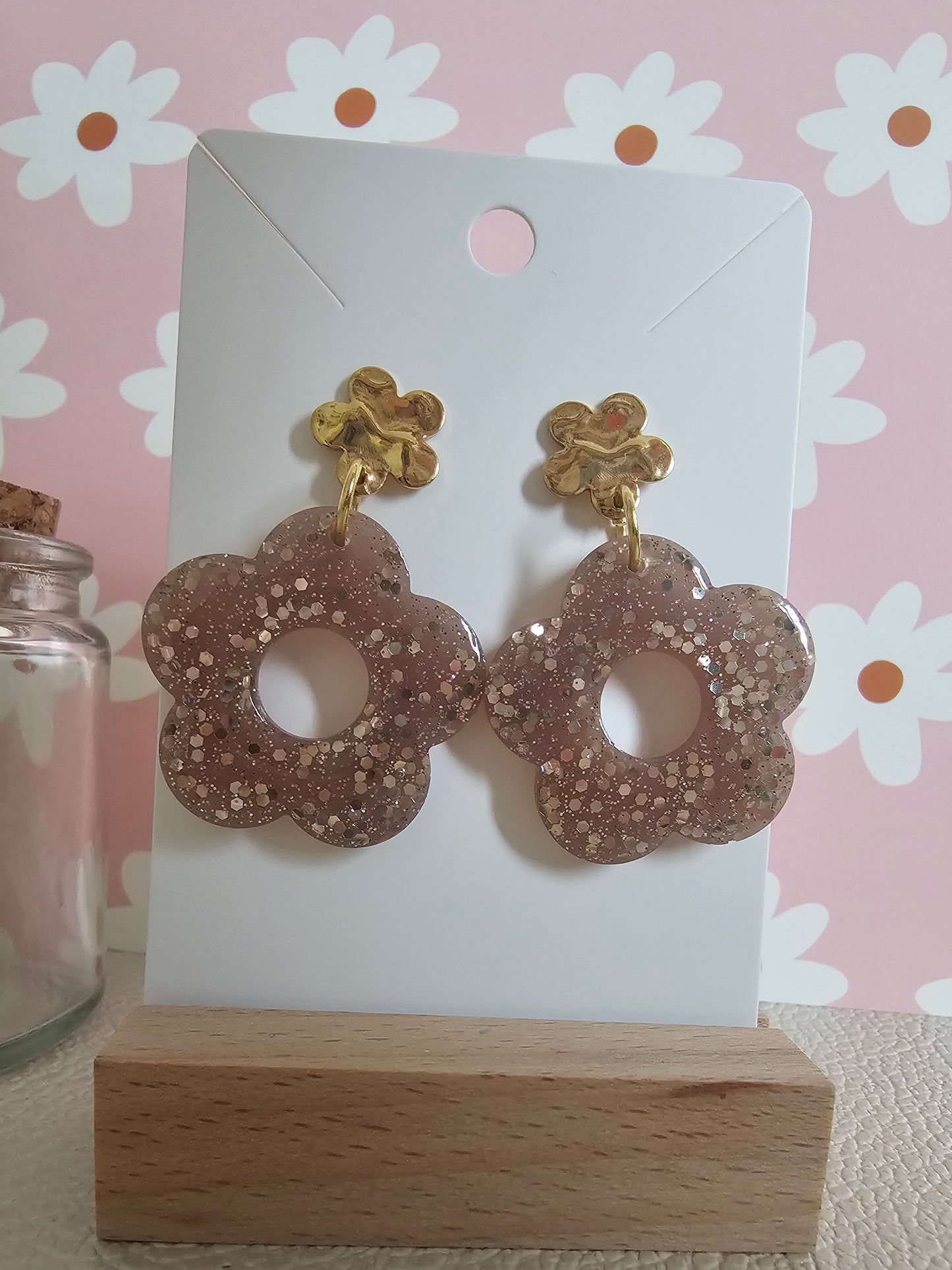 Les Boucles d'oreilles fleurs