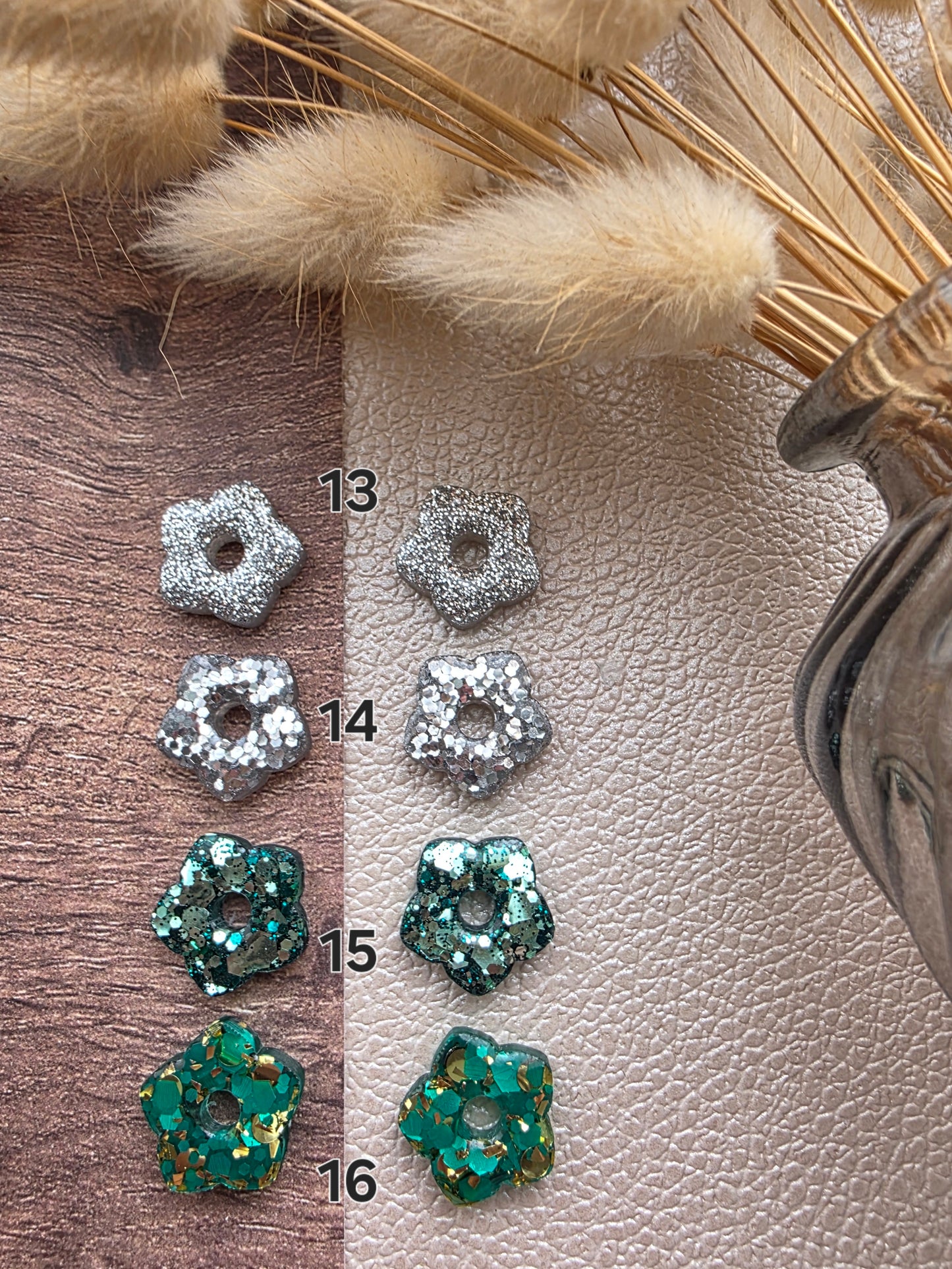 Les Fleurs étoilées - Pampilles pour créoles interchangeables