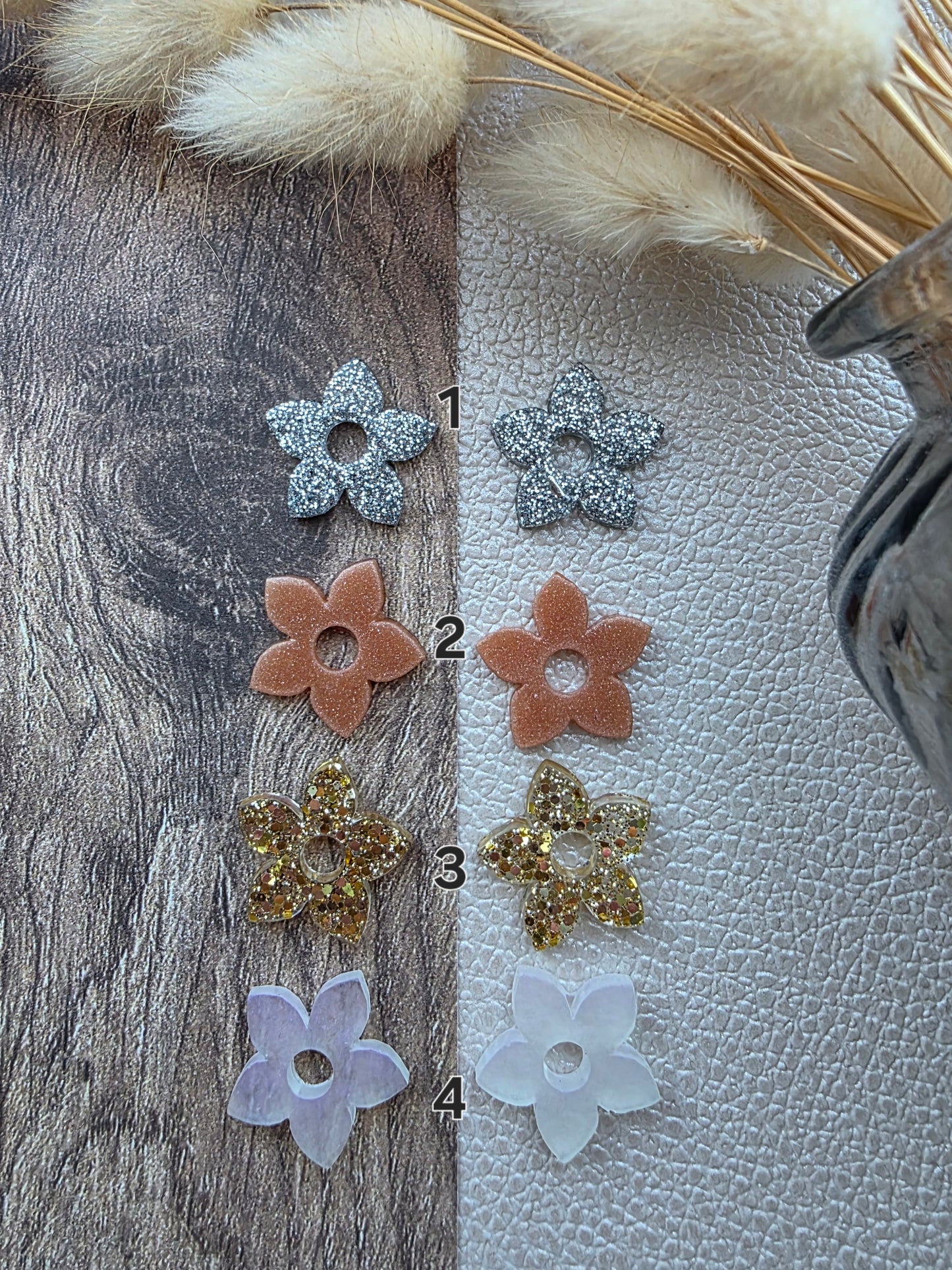 Les Fleurs de tiaré - Pampilles pour créoles interchangeables