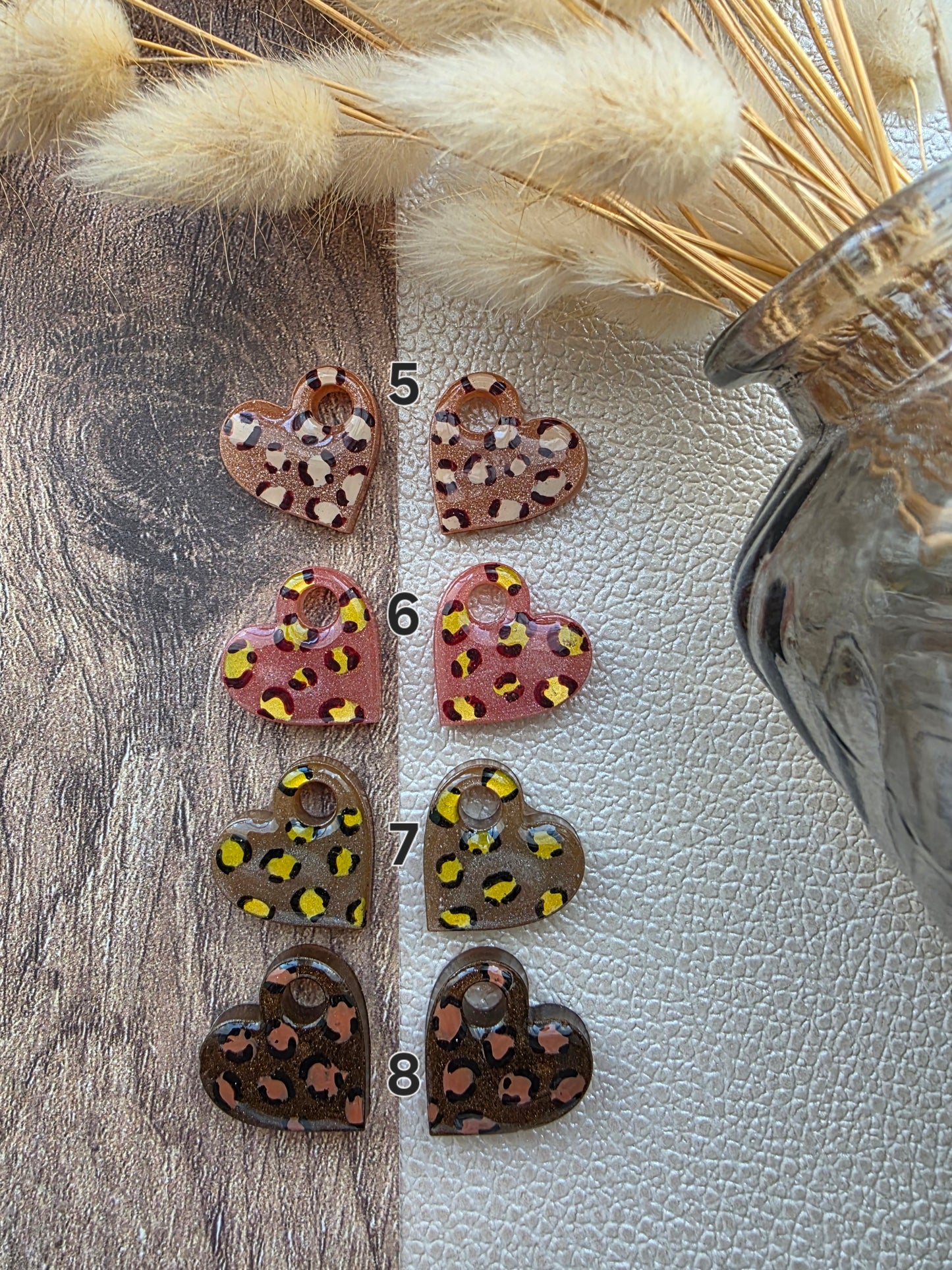 Les Léopards - Pampilles pour créoles interchangeables