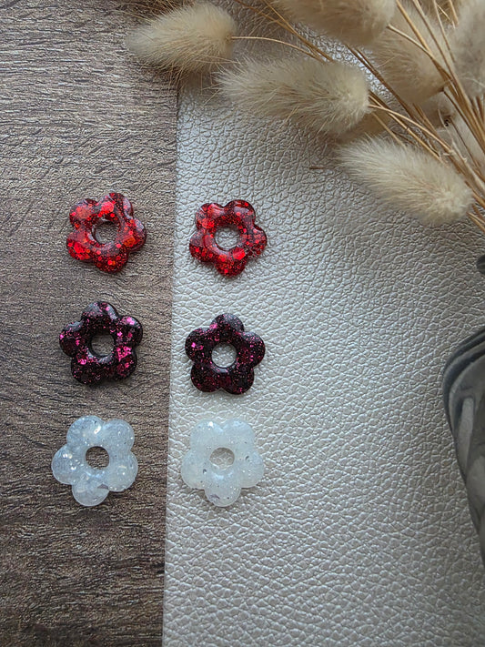 Les fleurs 5 pétales - Pampilles pour créoles interchangeables