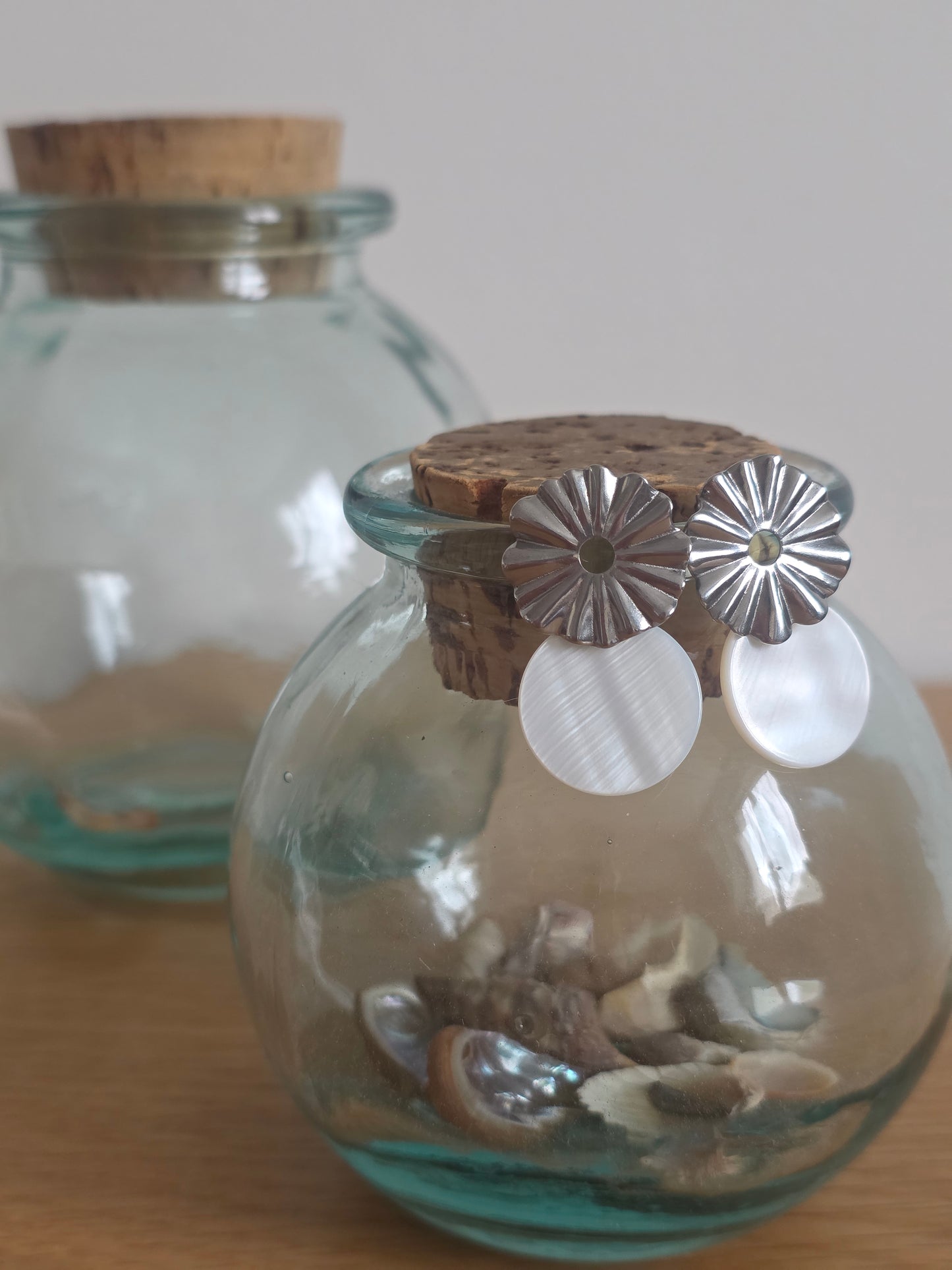 Boucles d'oreilles Soléa argentées