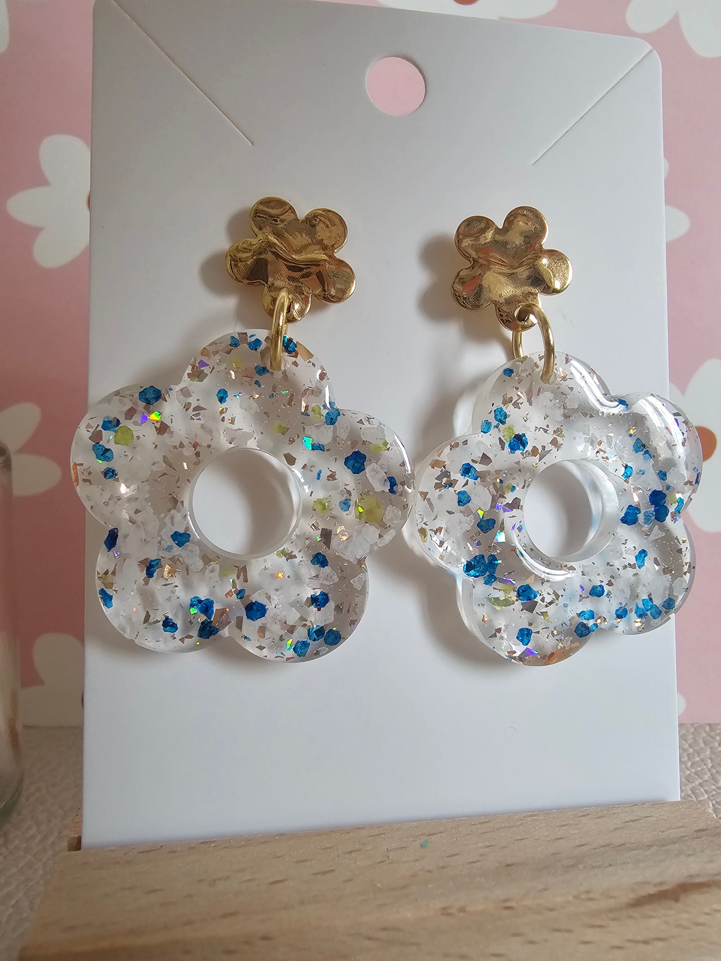Les Boucles d'oreilles fleurs