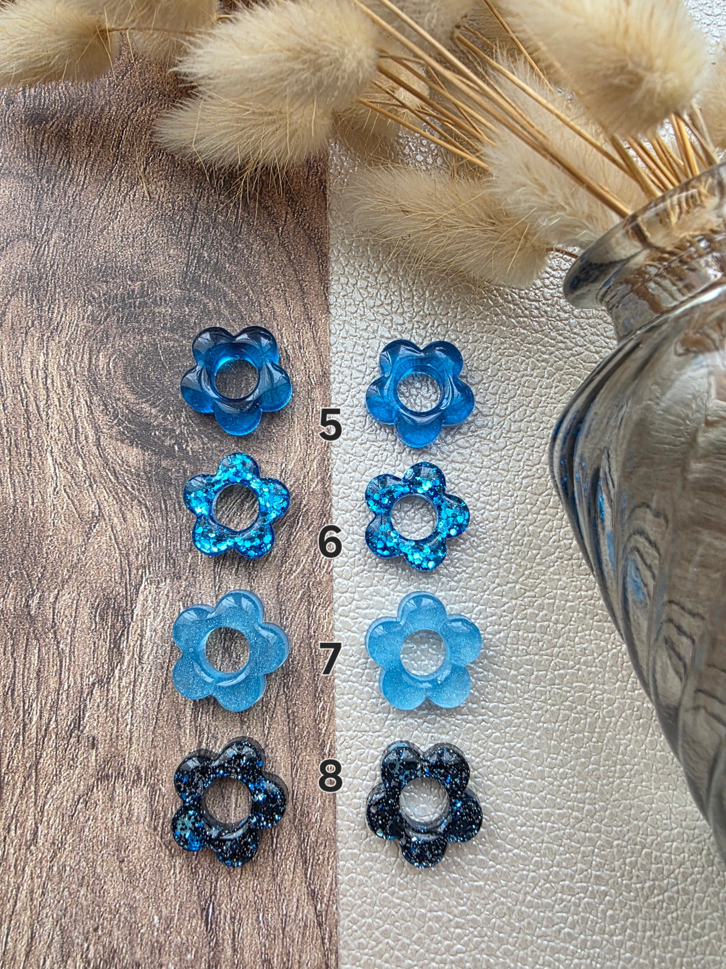 Les Fleurs - Pampilles pour créoles interchangeables