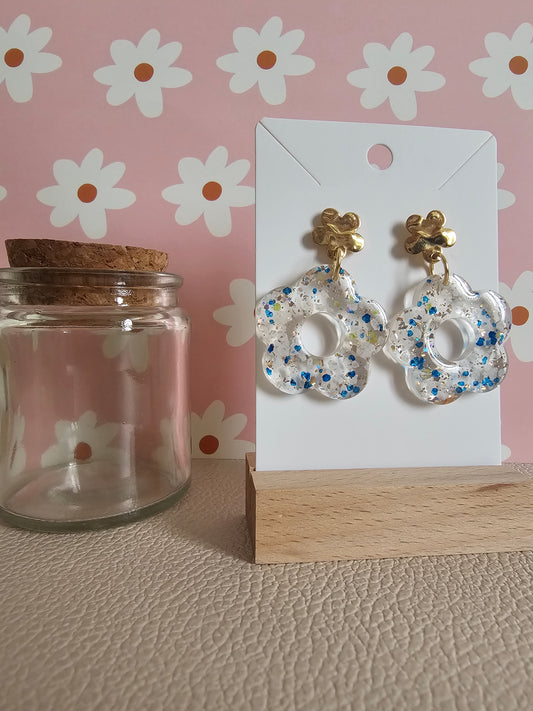 Les Boucles d'oreilles fleurs