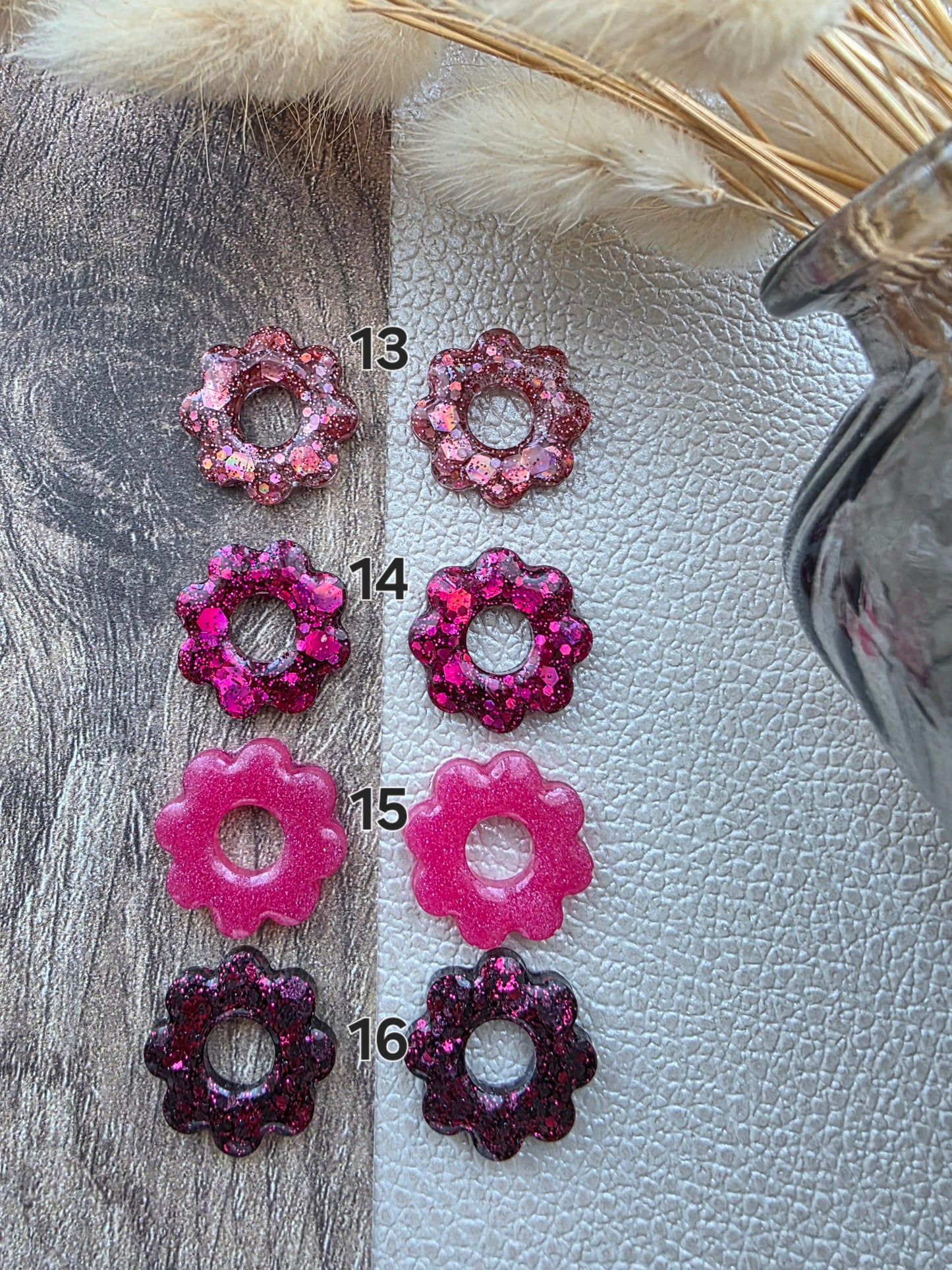 Les Fleurs 8 pétales - Pampilles pour créoles interchangeables