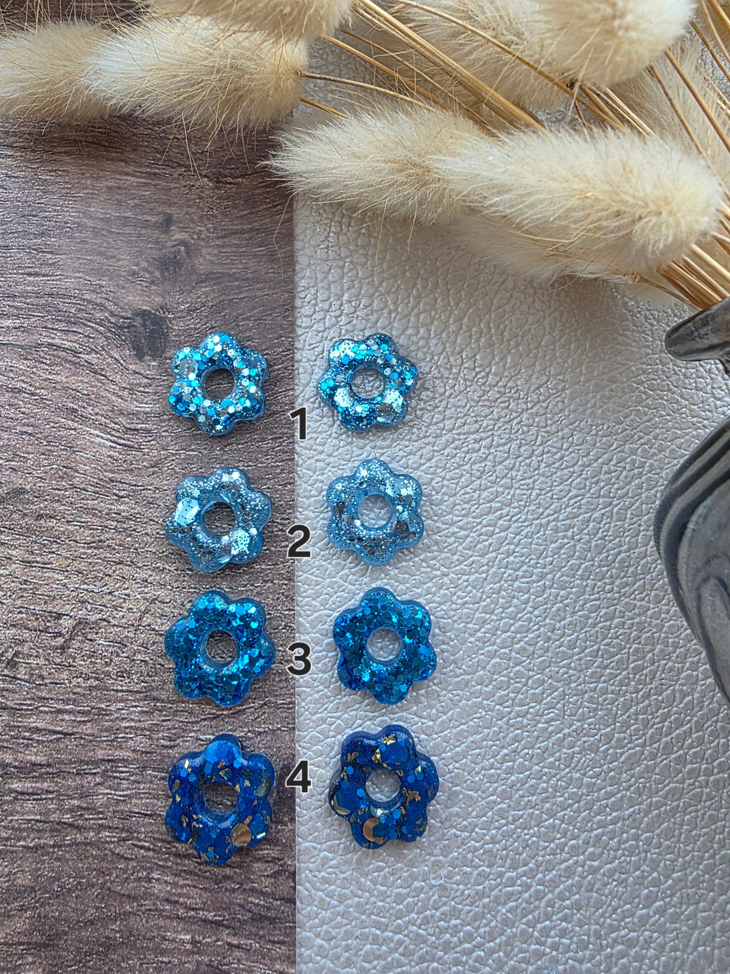 Les Fleurs 6 pétales - Pampilles pour créoles interchangeables